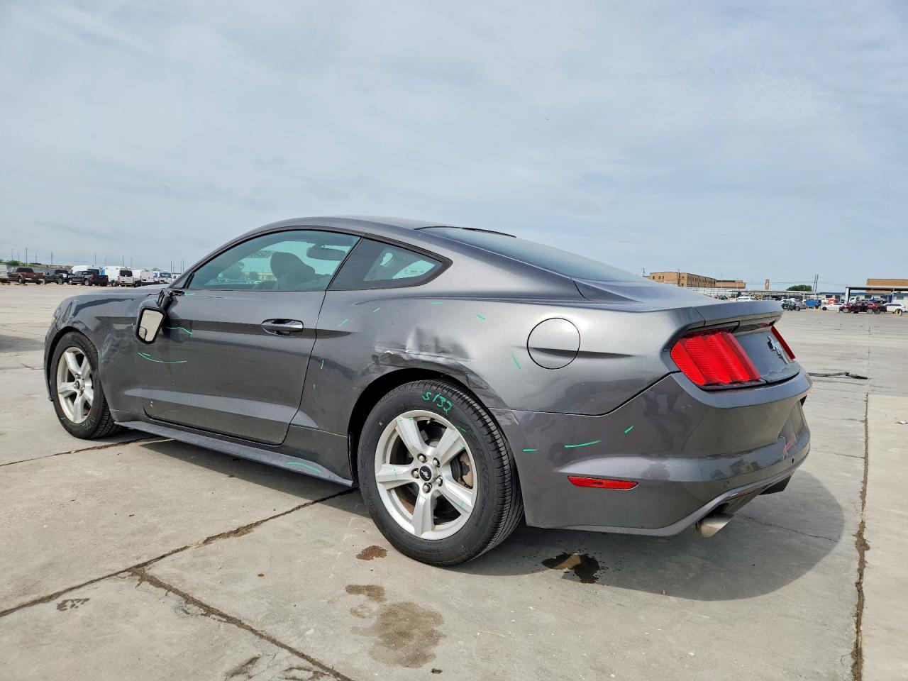 2015 Ford Mustang Gray vin: 1FA6P8AMXF5386322