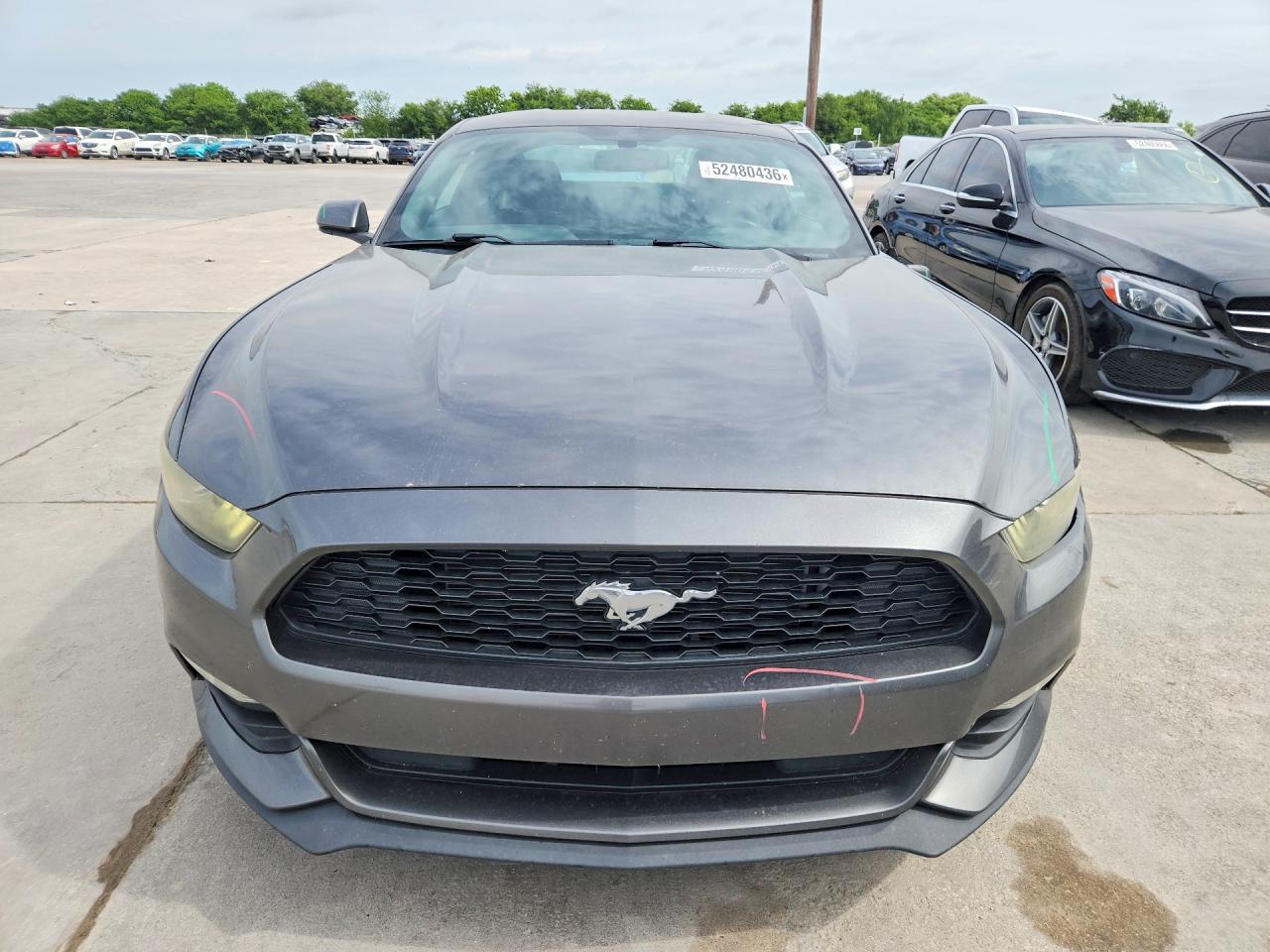 2015 Ford Mustang Gray vin: 1FA6P8AMXF5386322