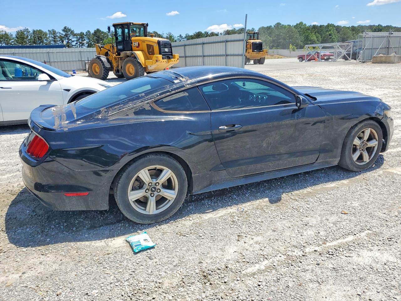 2015 Ford Mustang Black vin: 1FA6P8AMXF5402308