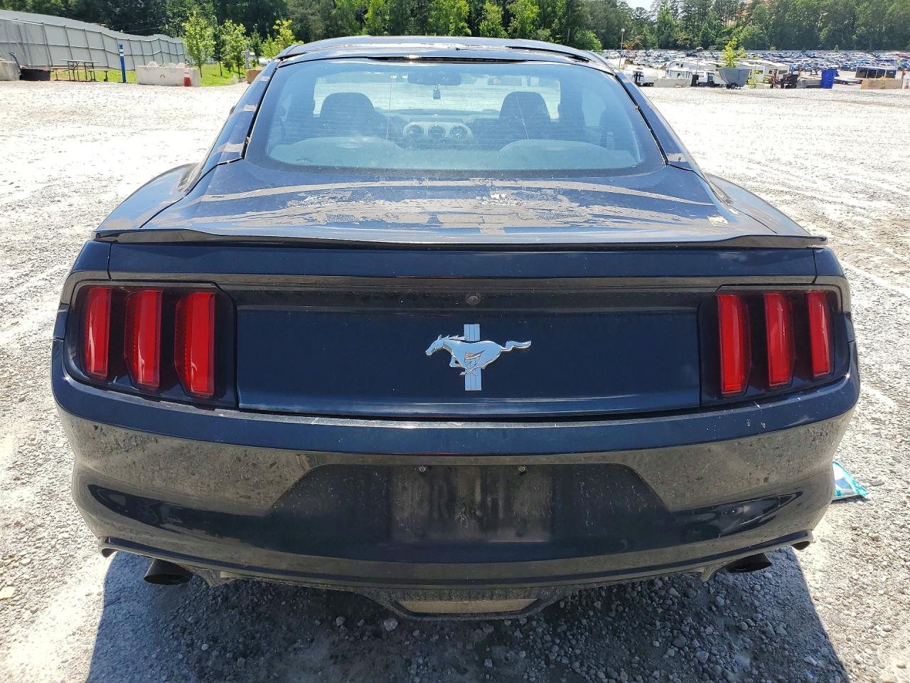 2015 Ford Mustang Black vin: 1FA6P8AMXF5402308