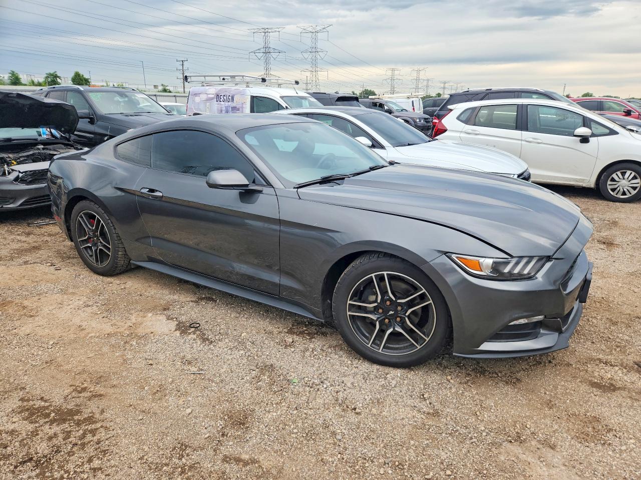 2015 Ford Mustang Gray vin: 1FA6P8AMXF5427371