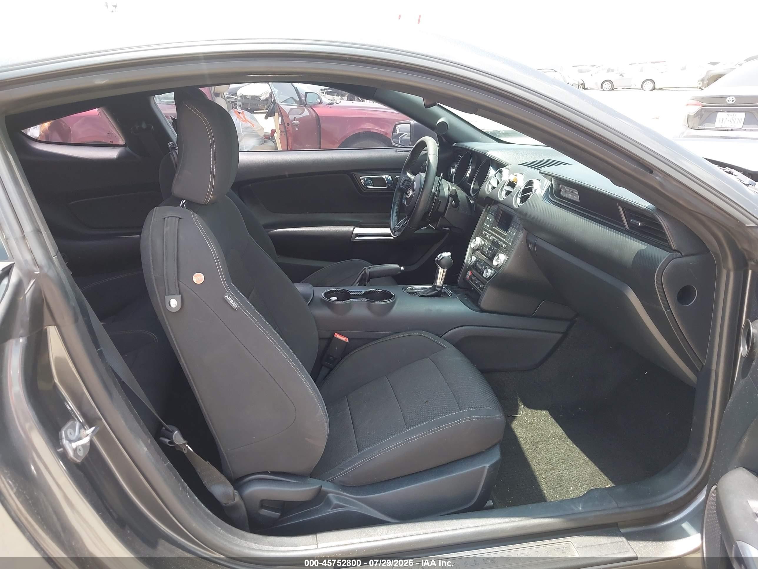 2016 Ford Mustang V6 Gray vin: 1FA6P8AMXG5278882