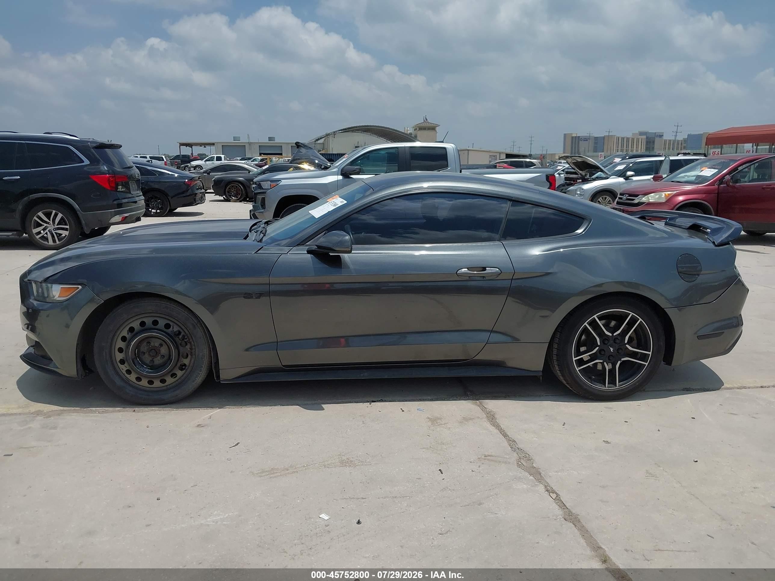 2016 Ford Mustang V6 Gray vin: 1FA6P8AMXG5278882