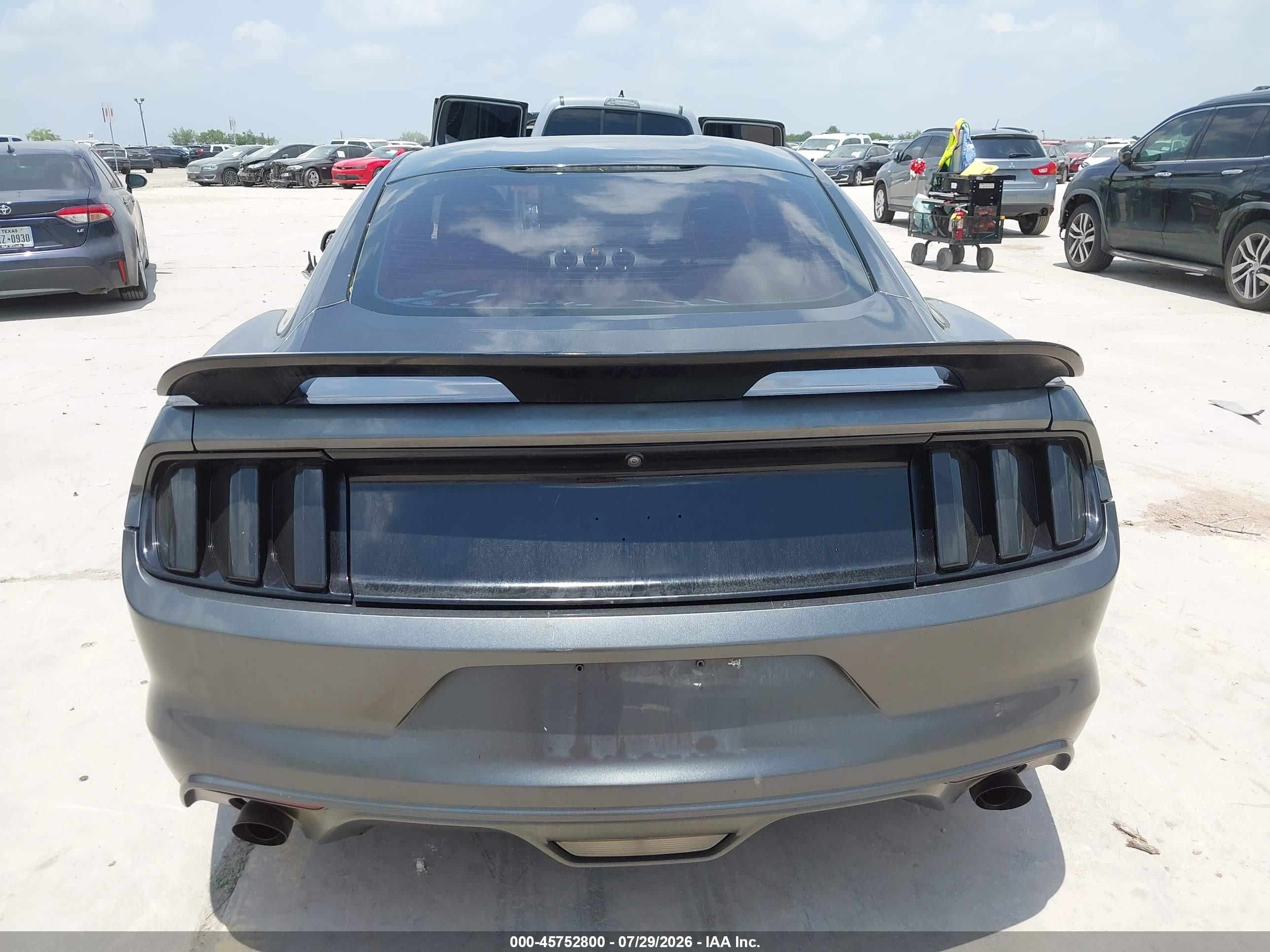 2016 Ford Mustang V6 Gray vin: 1FA6P8AMXG5278882