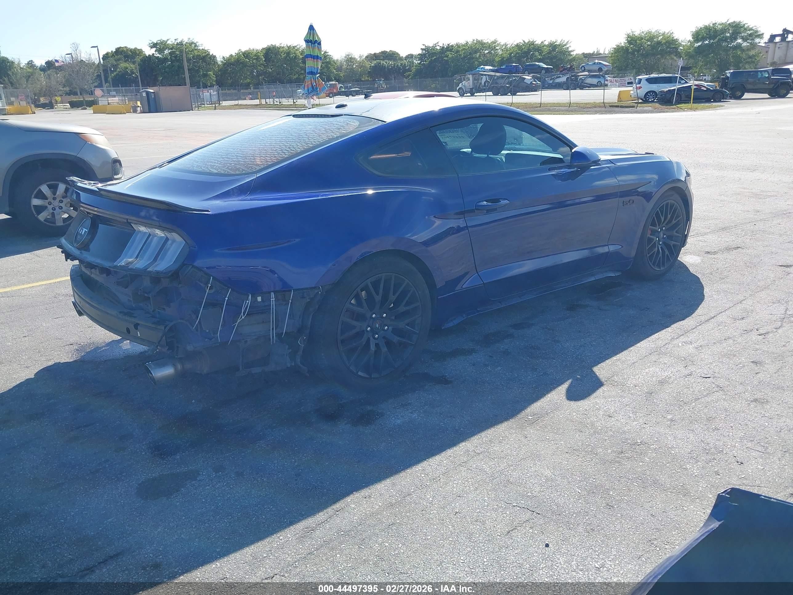 2015 Ford Mustang Gt Premium Dark Blue vin: 1FA6P8CF0F5303608