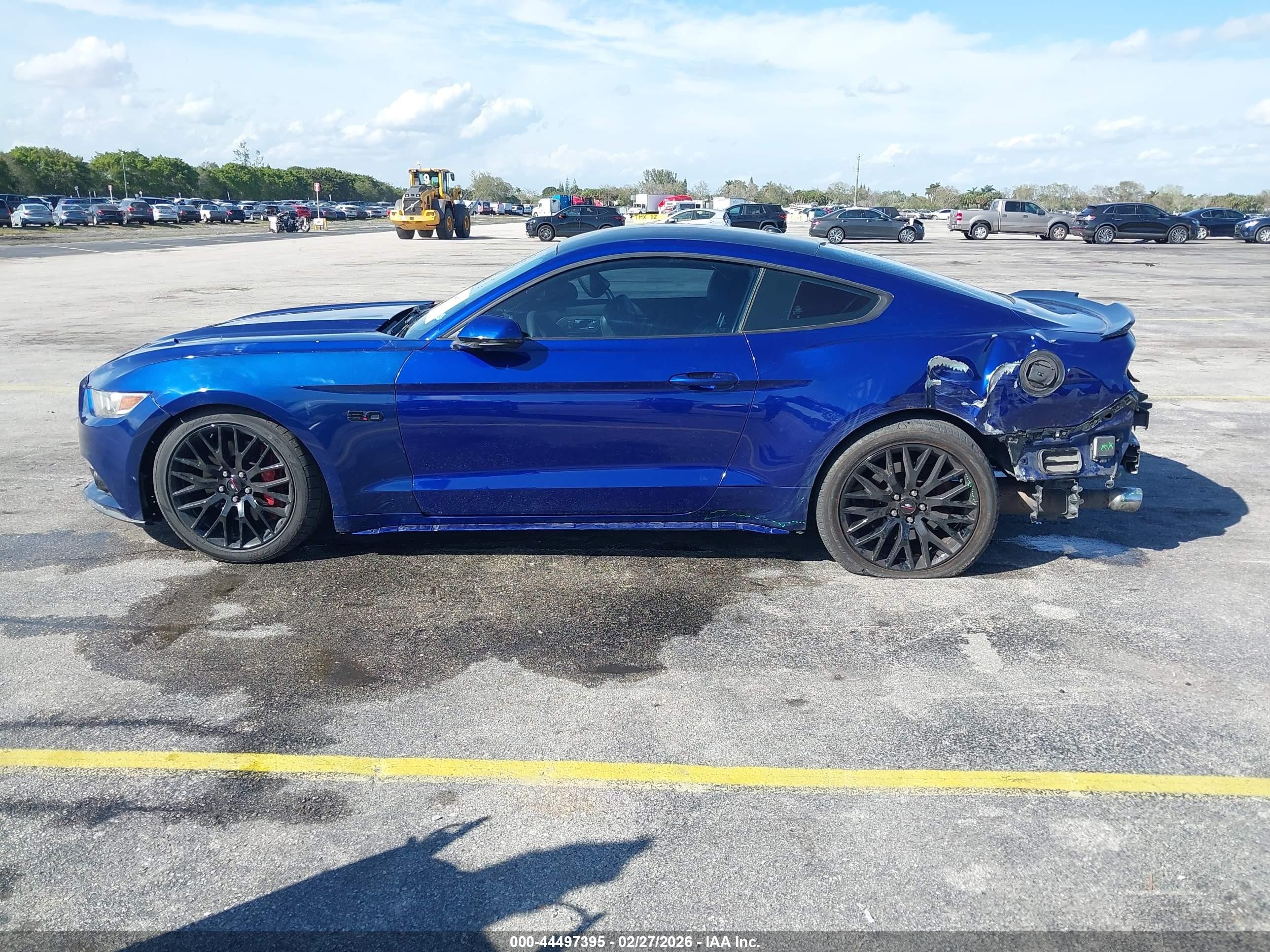 2015 Ford Mustang Gt Premium Dark Blue vin: 1FA6P8CF0F5303608
