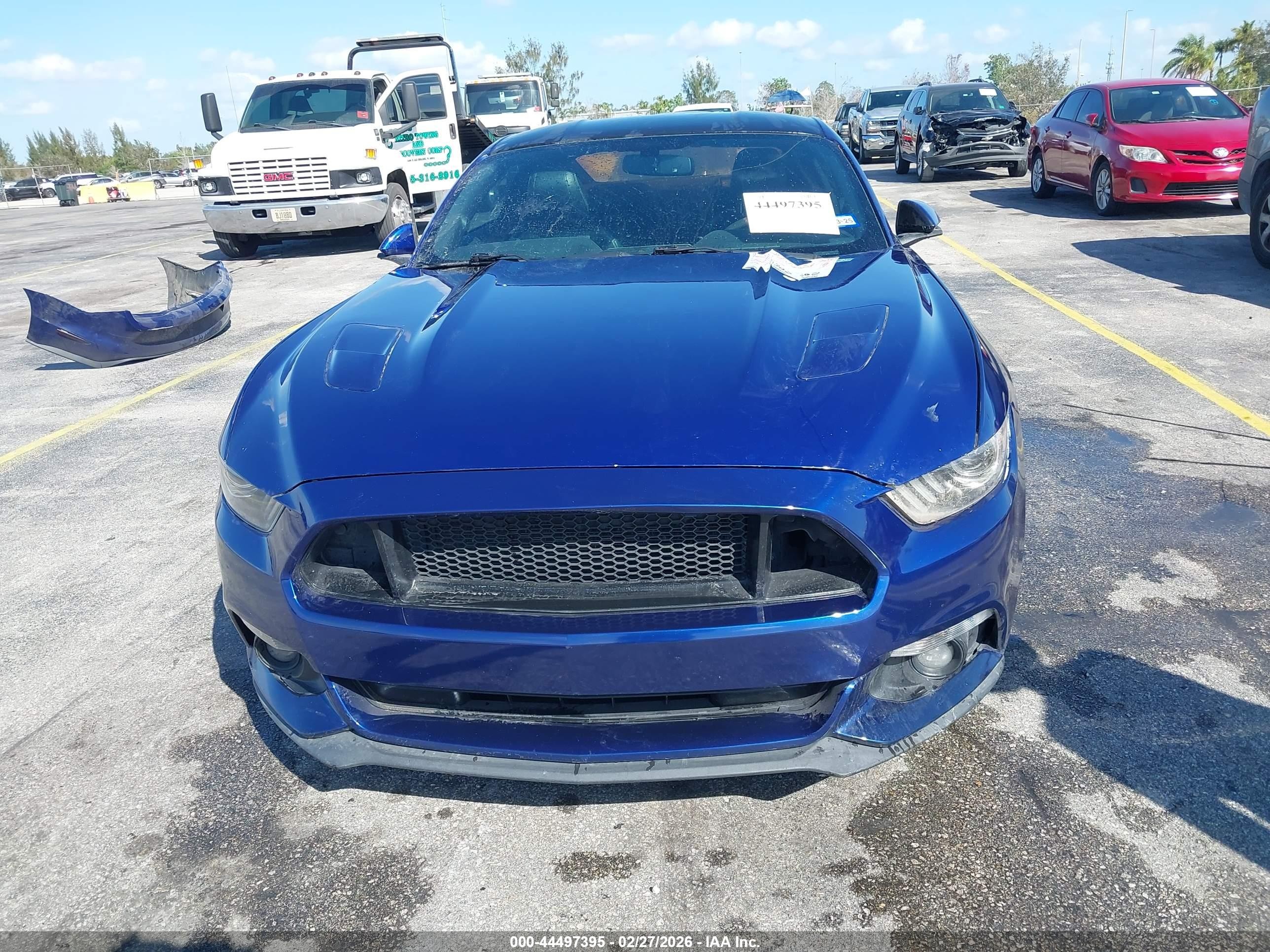 2015 Ford Mustang Gt Premium Dark Blue vin: 1FA6P8CF0F5303608