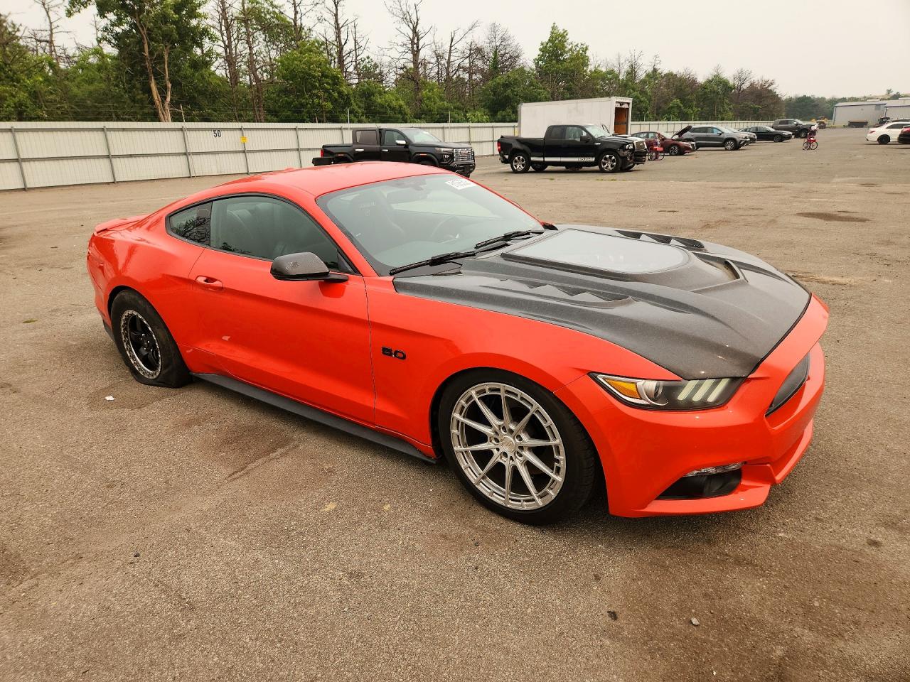 2015 Ford Mustang Gt Оранжевый vin: 1FA6P8CF0F5303706
