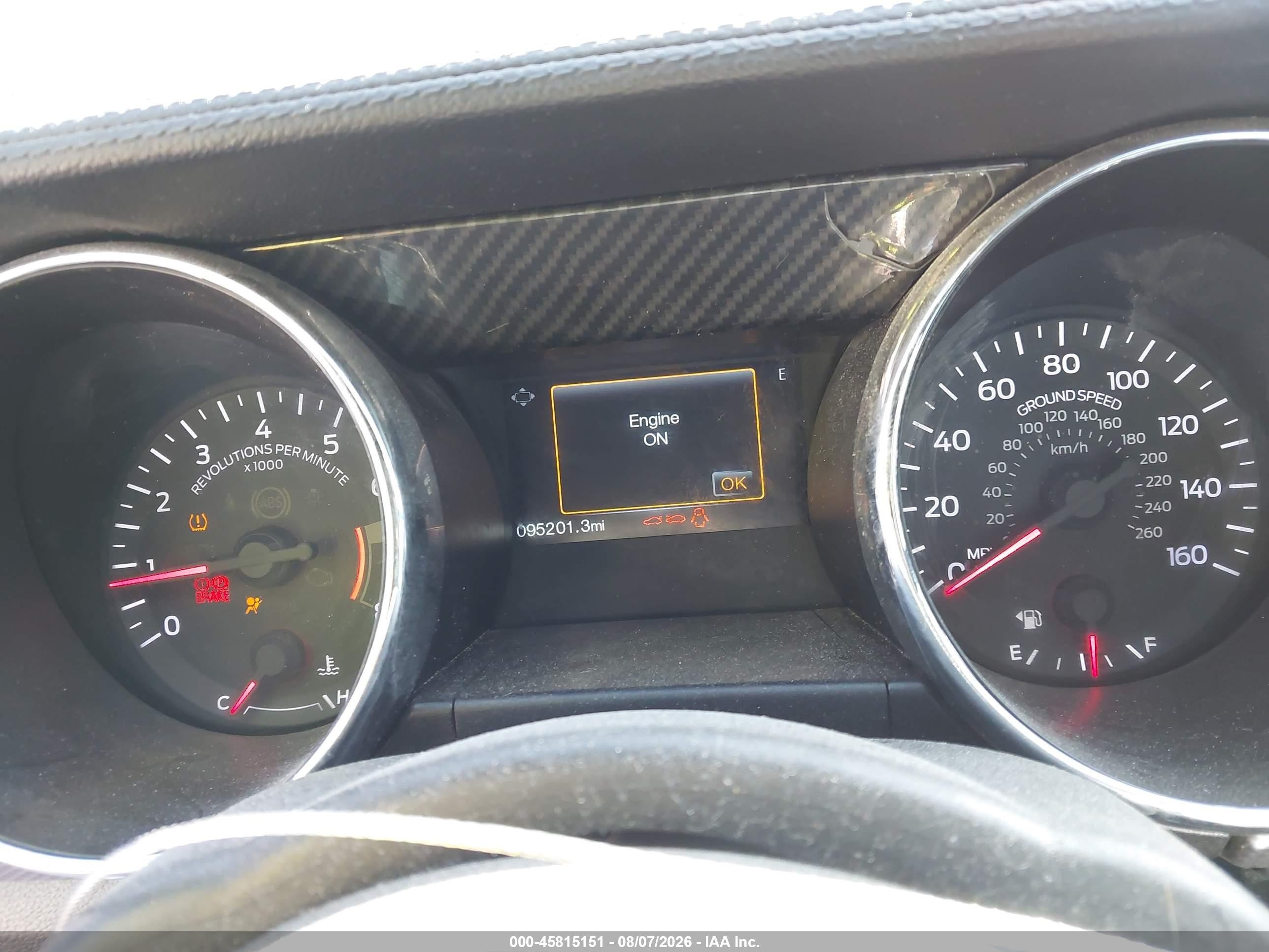 2015 Ford Mustang Gt Silver vin: 1FA6P8CF0F5348001