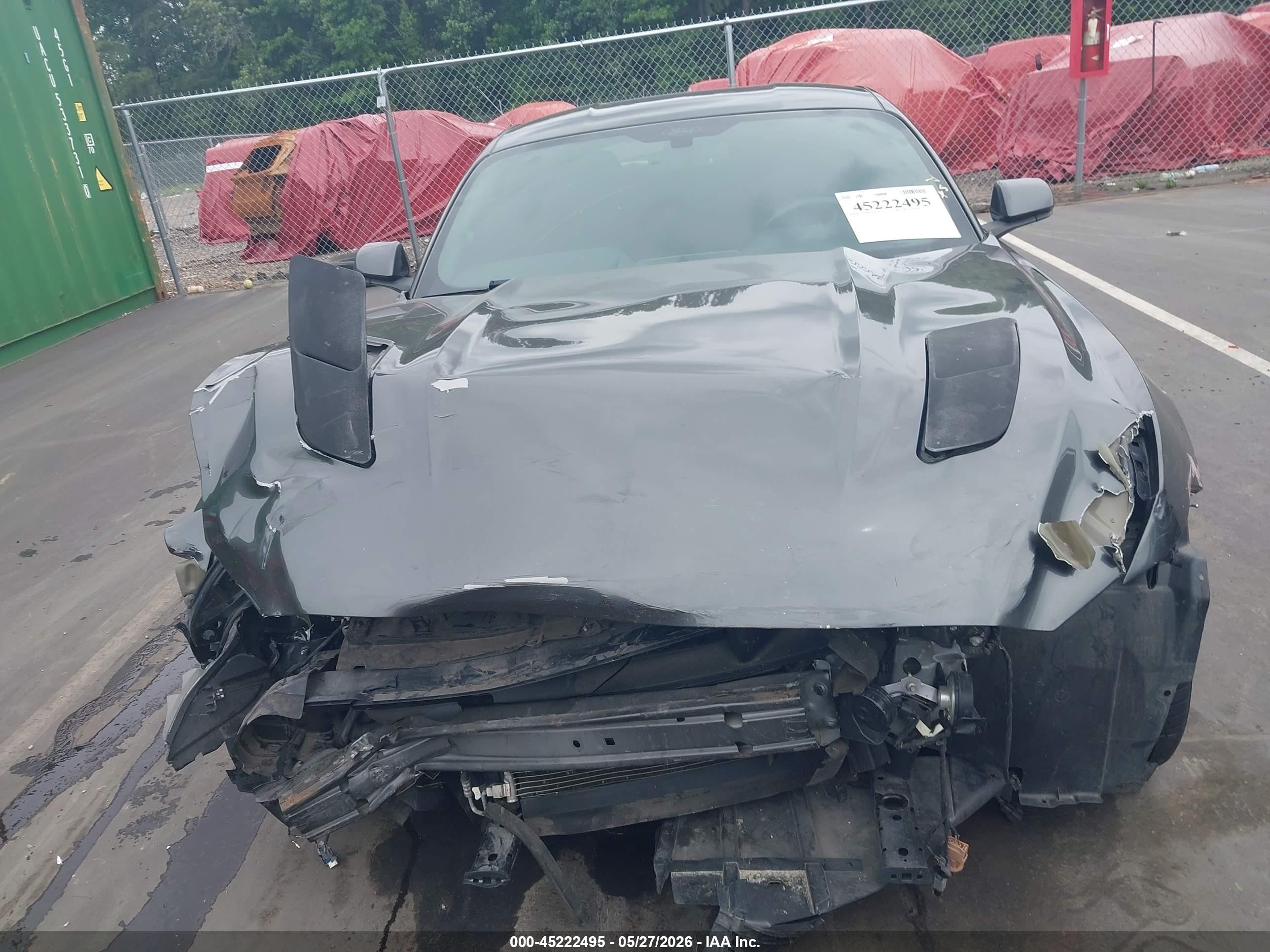 2015 Ford Mustang Gt Зеленый vin: 1FA6P8CF0F5354073