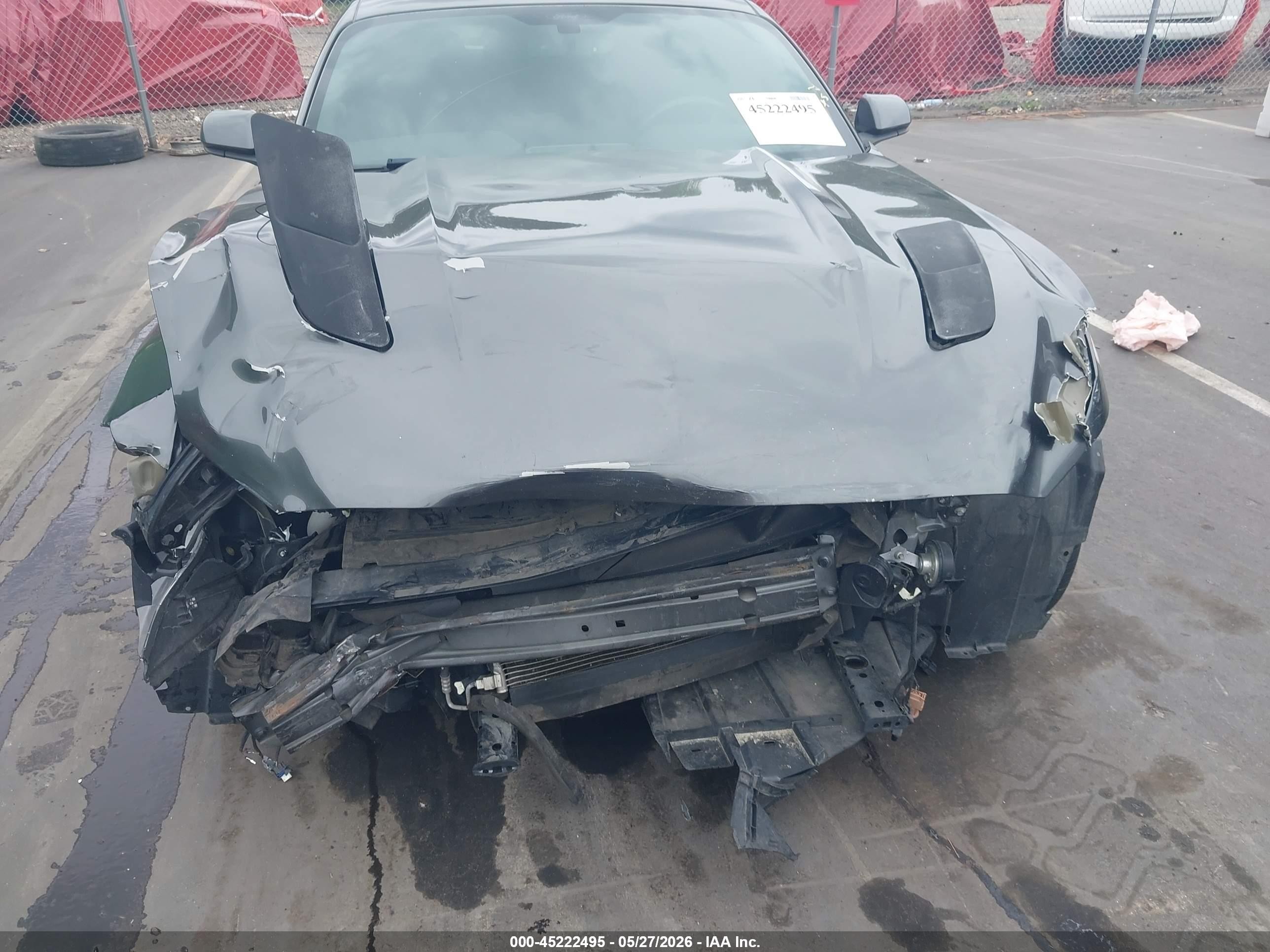 2015 Ford Mustang Gt Зеленый vin: 1FA6P8CF0F5354073