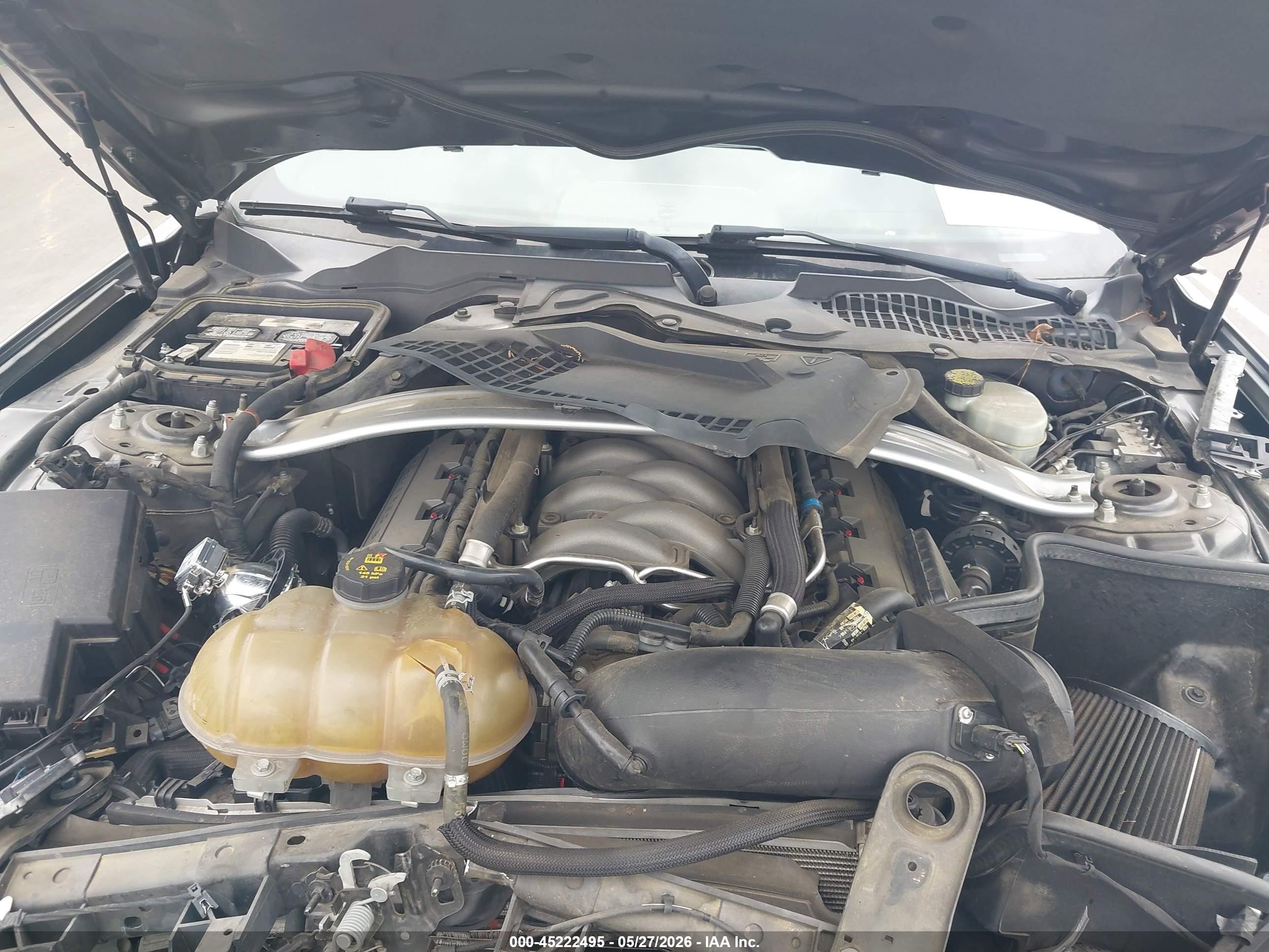 2015 Ford Mustang Gt Зеленый vin: 1FA6P8CF0F5354073