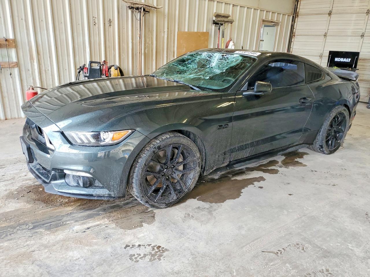 2015 Ford Mustang Gt Green vin: 1FA6P8CF0F5355420