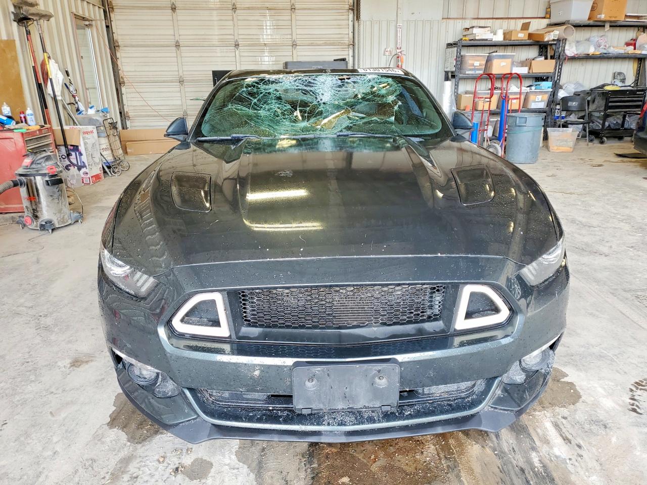 2015 Ford Mustang Gt Green vin: 1FA6P8CF0F5355420