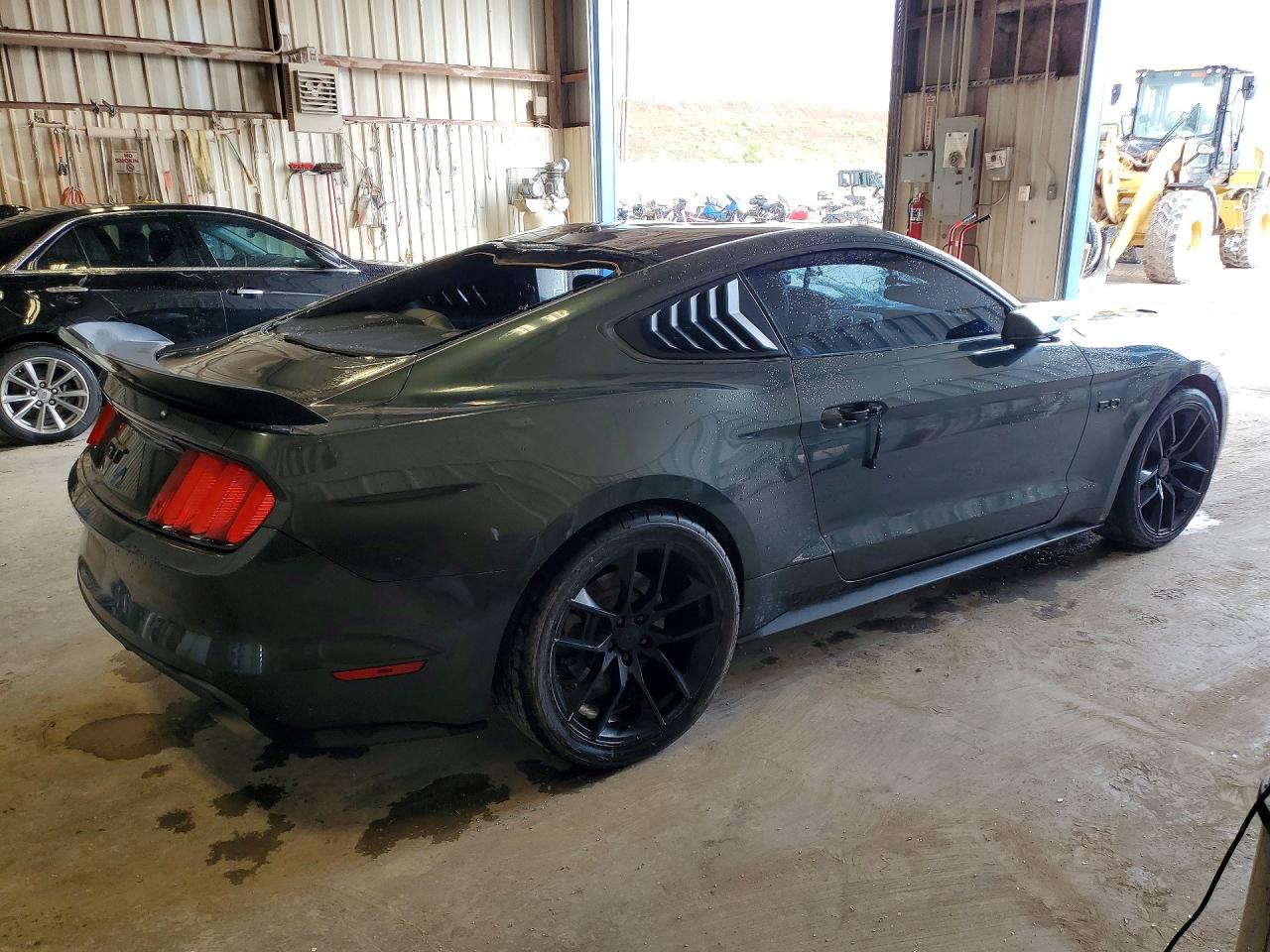 2015 Ford Mustang Gt Green vin: 1FA6P8CF0F5355420