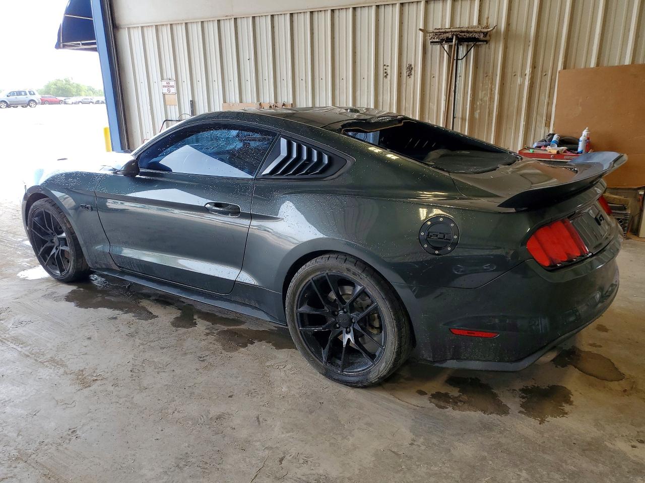2015 Ford Mustang Gt Green vin: 1FA6P8CF0F5355420