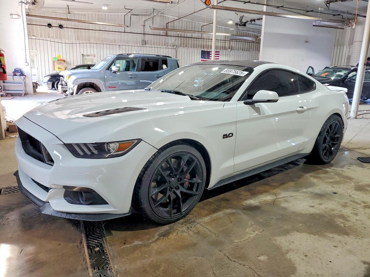2015 Ford Mustang Gt White vin: 1FA6P8CF0F5362013