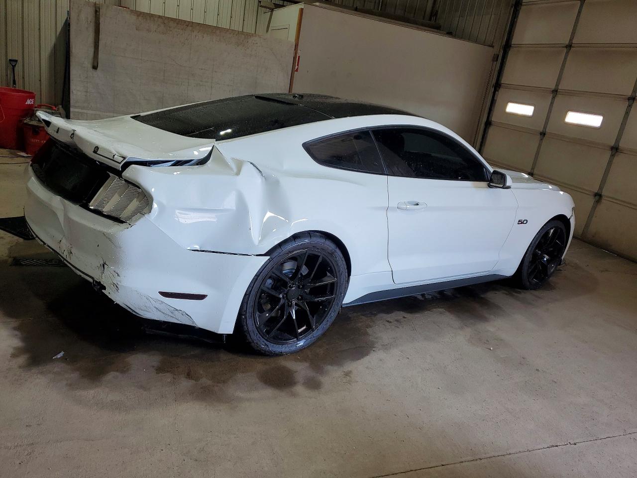 2015 Ford Mustang Gt White vin: 1FA6P8CF0F5362013