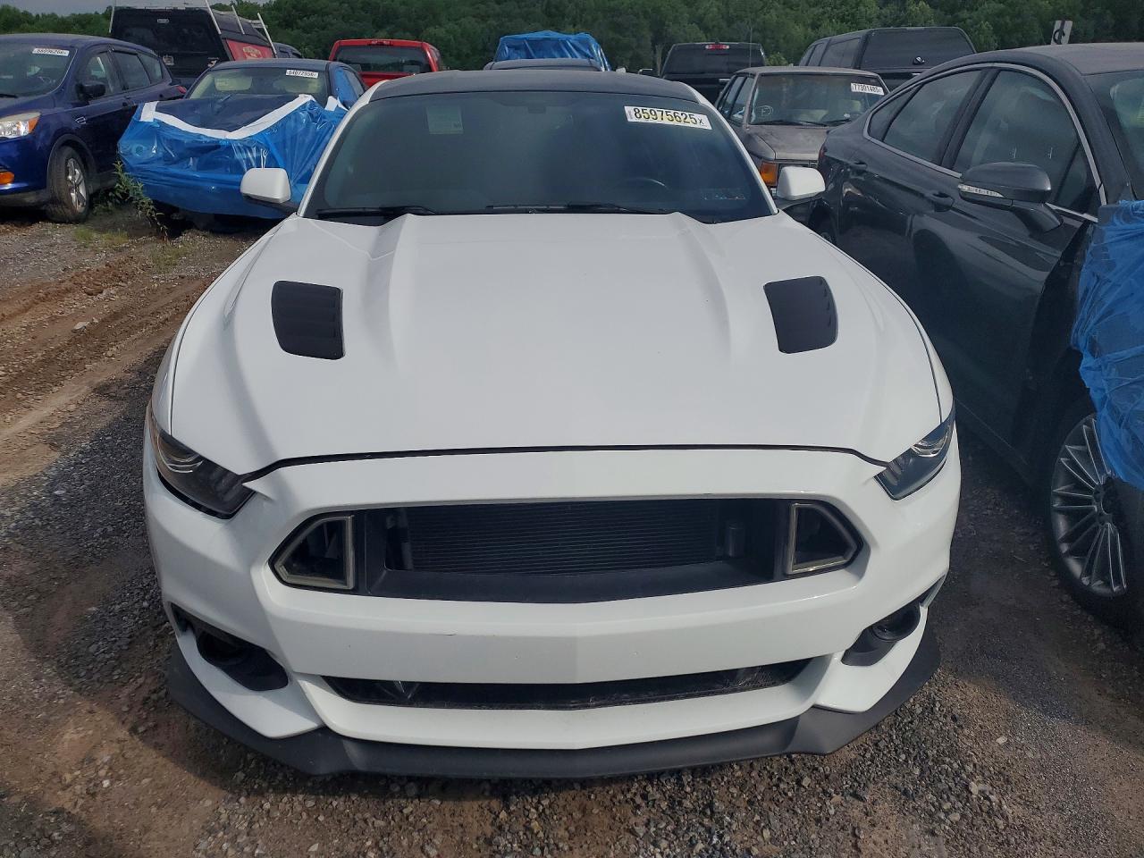 2015 Ford Mustang Gt White vin: 1FA6P8CF0F5362013