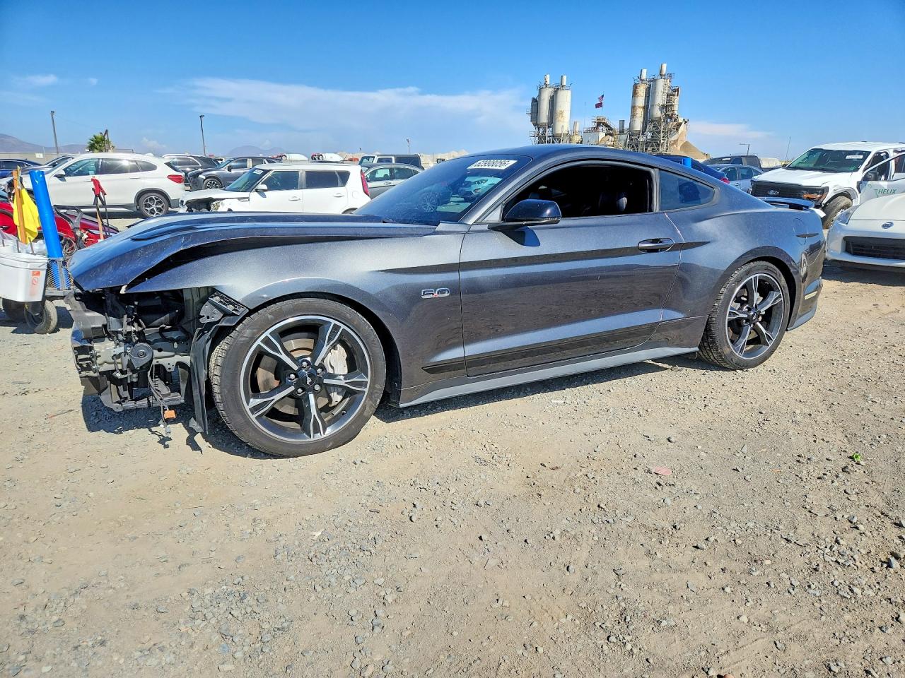 2017 Ford Mustang Gt Gray vin: 1FA6P8CF0H5263162