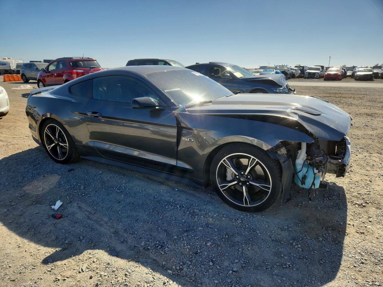 2017 Ford Mustang Gt Gray vin: 1FA6P8CF0H5263162