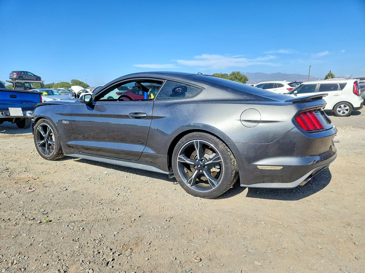 2017 Ford Mustang Gt Gray vin: 1FA6P8CF0H5263162