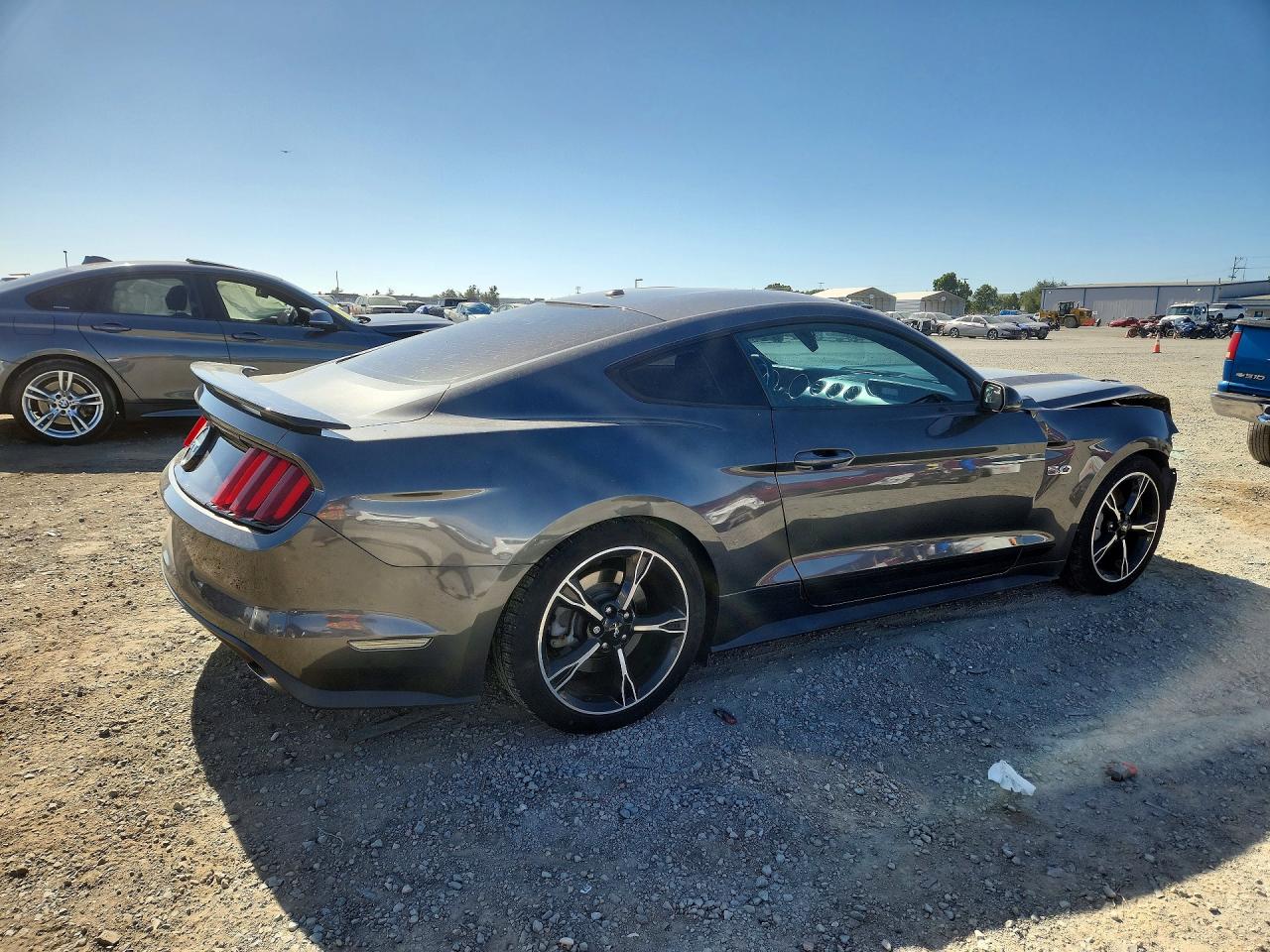 2017 Ford Mustang Gt Gray vin: 1FA6P8CF0H5263162