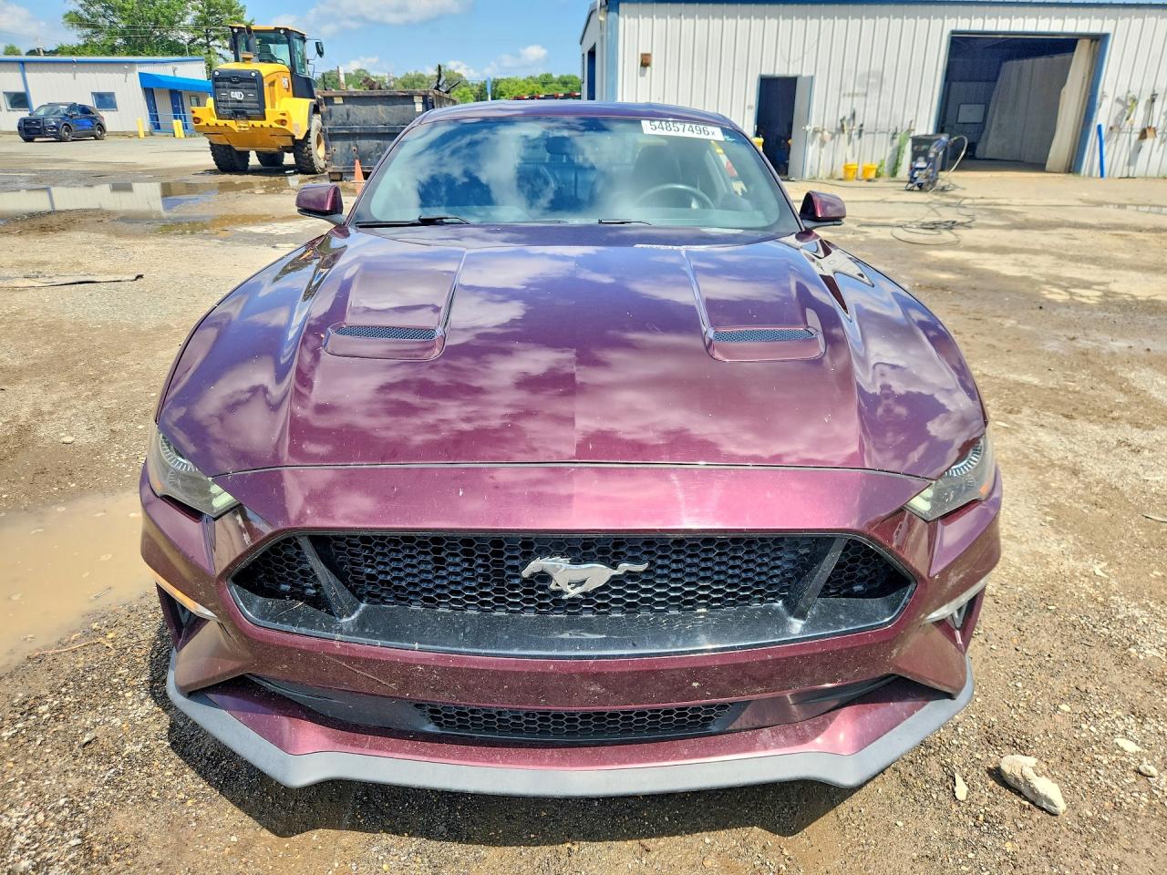 2018 Ford Mustang Gt Maroon vin: 1FA6P8CF0J5114031