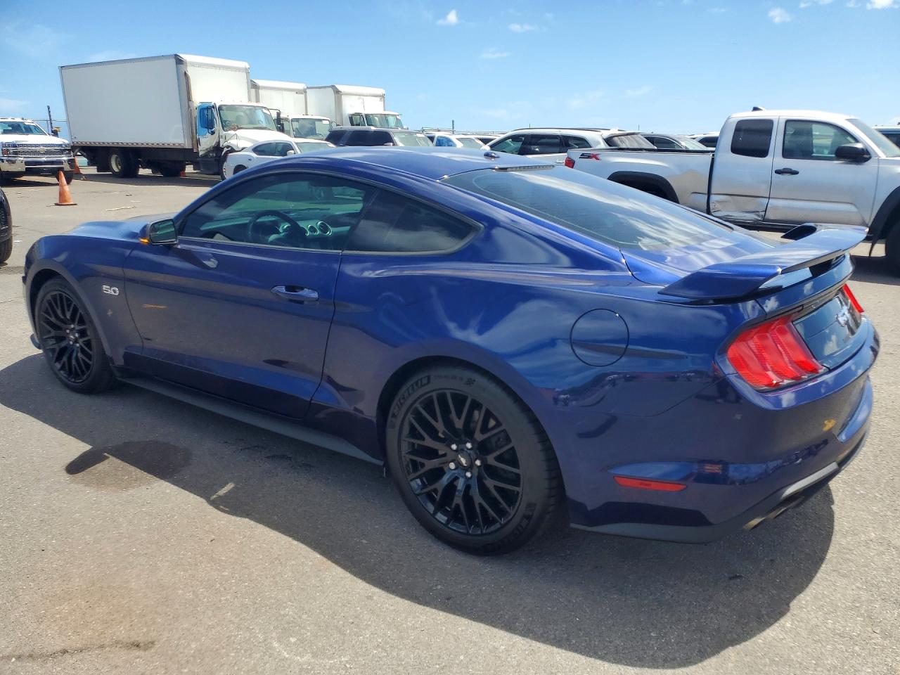 2019 Ford Mustang Gt Blue vin: 1FA6P8CF0K5119229