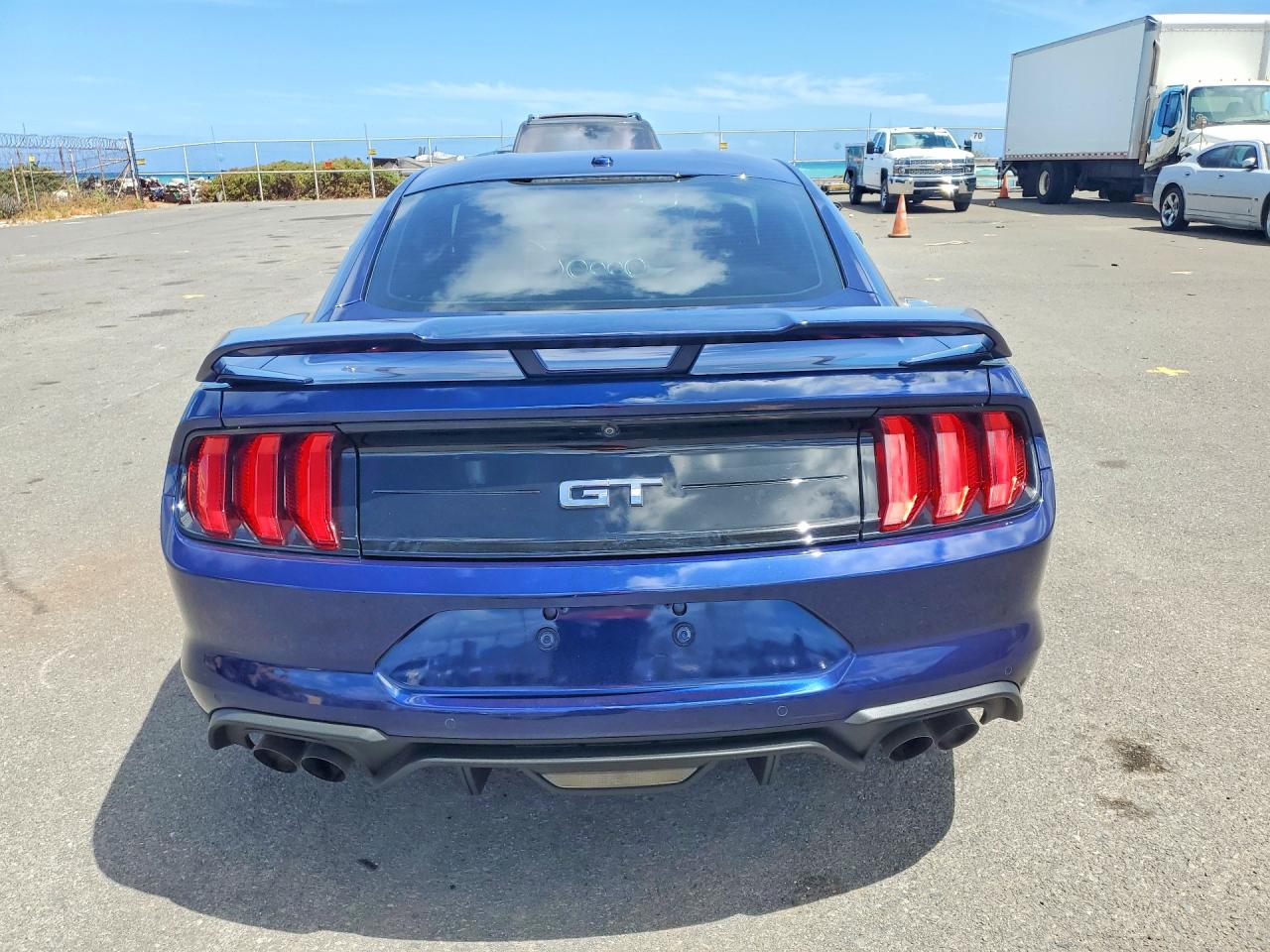 2019 Ford Mustang Gt Blue vin: 1FA6P8CF0K5119229