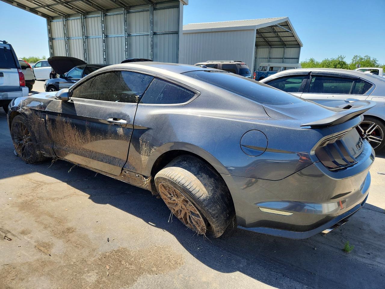 2019 Ford Mustang Gt Угольный vin: 1FA6P8CF0K5125578