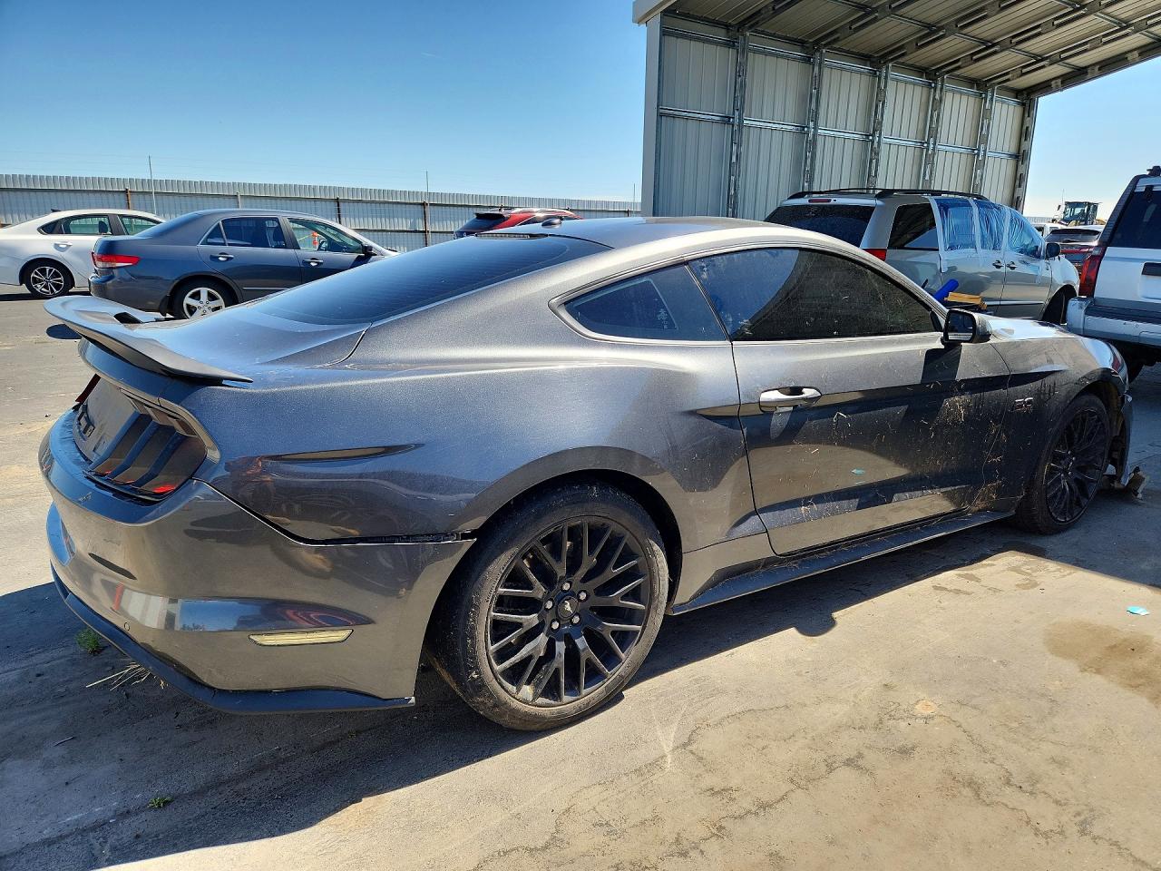 2019 Ford Mustang Gt Угольный vin: 1FA6P8CF0K5125578