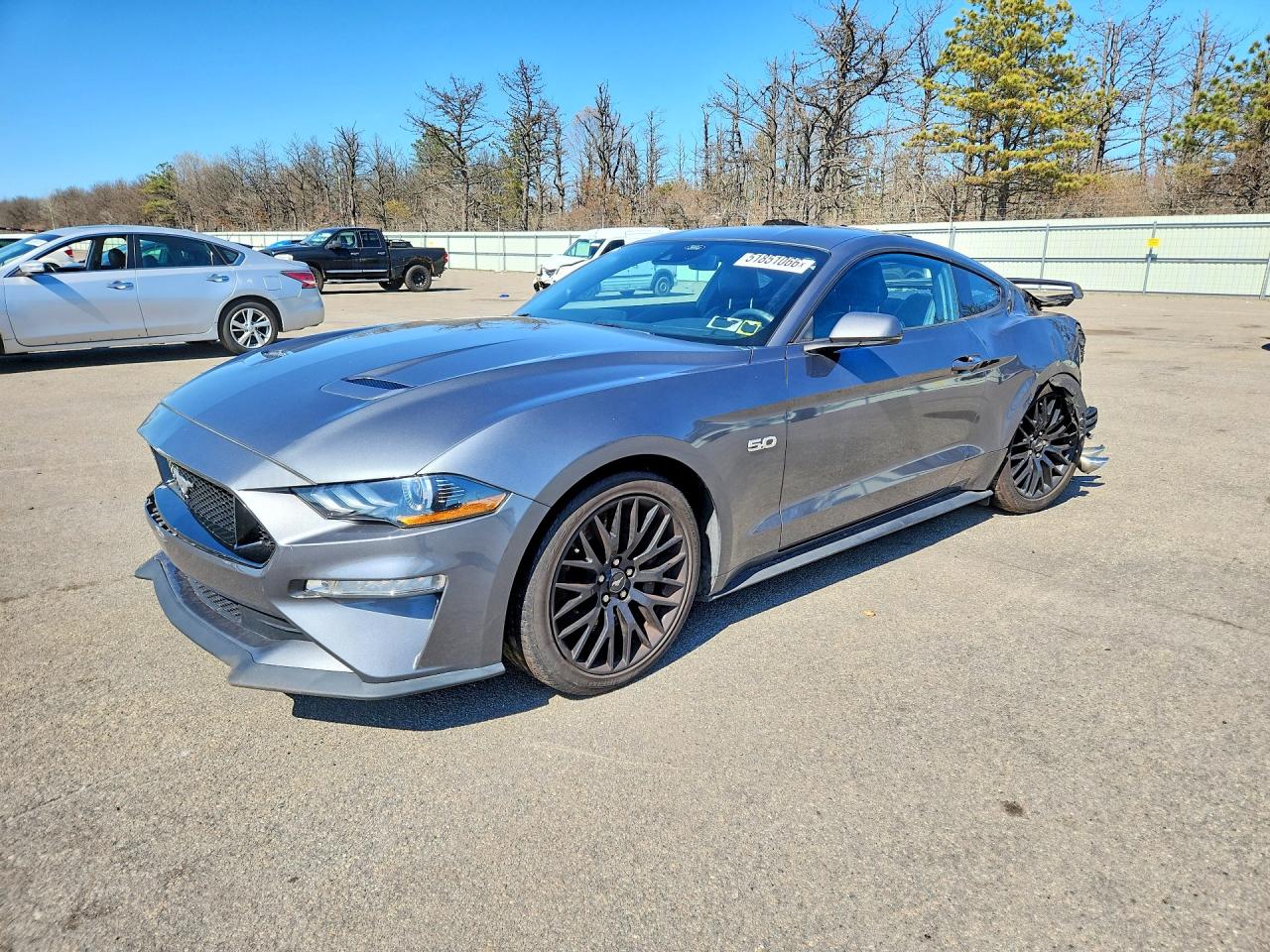 2022 Ford Mustang Gt Charcoal vin: 1FA6P8CF0N5143888