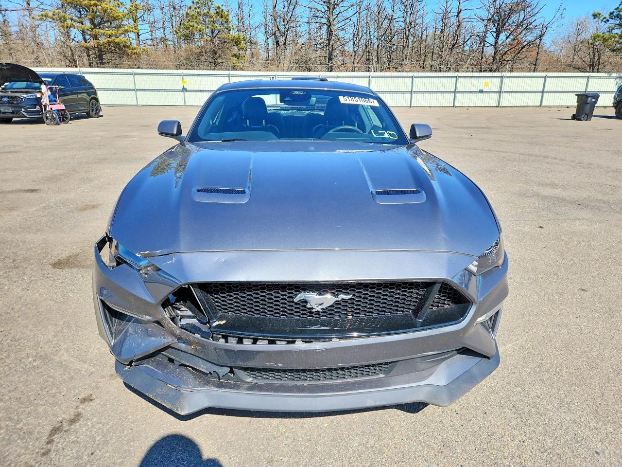 2022 Ford Mustang Gt Charcoal vin: 1FA6P8CF0N5143888