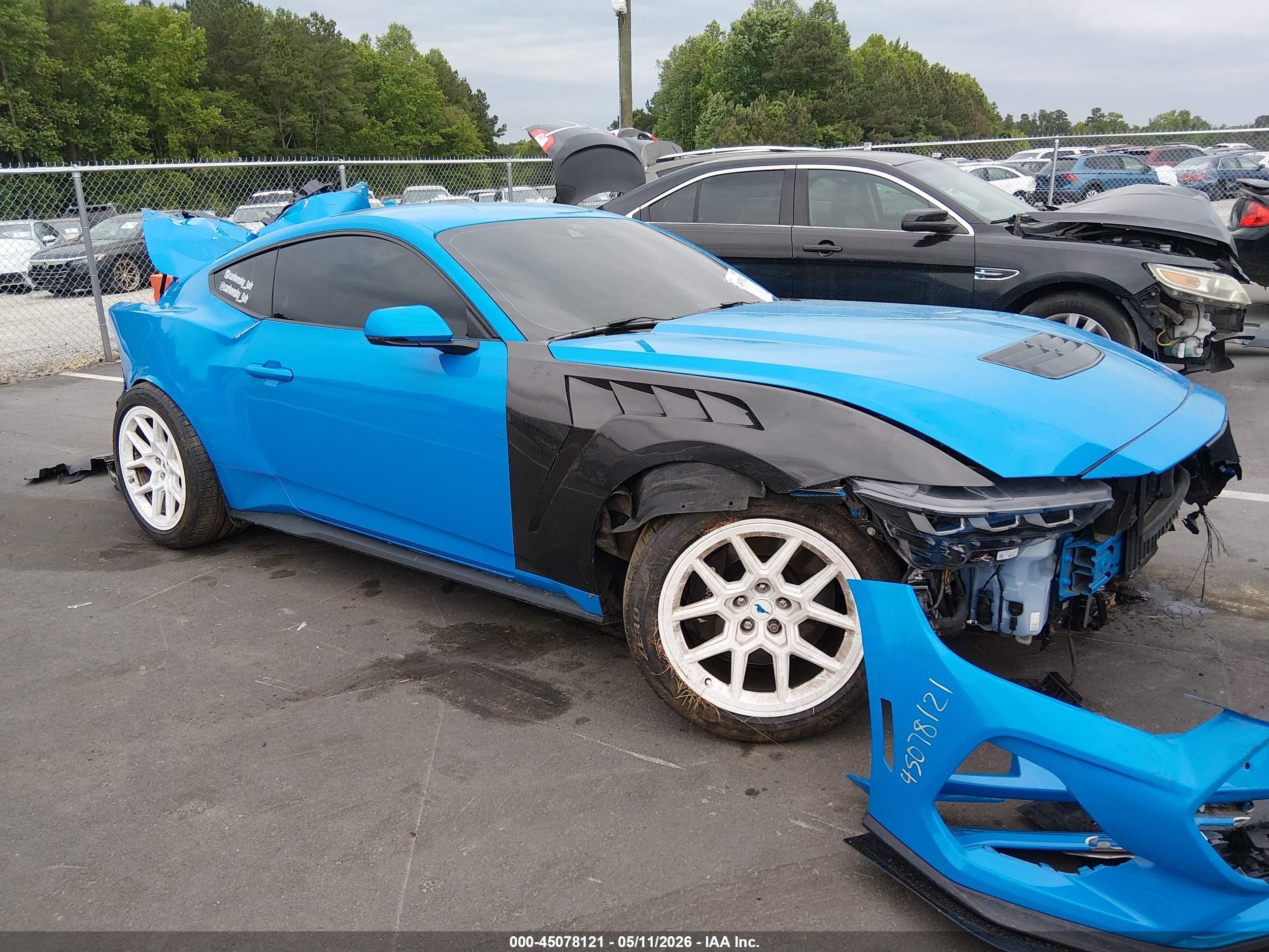 2024 Ford Mustang Gt Premium Fastback Blue vin: 1FA6P8CF0R5415619