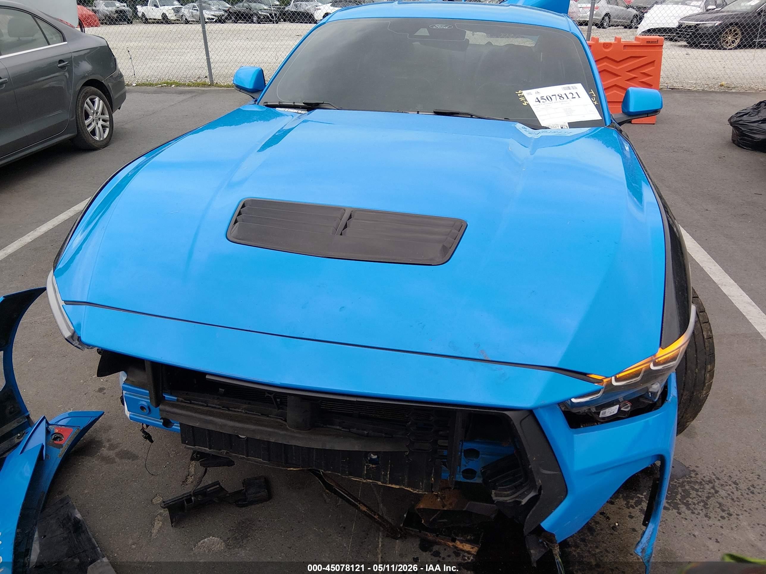 2024 Ford Mustang Gt Premium Fastback Синий vin: 1FA6P8CF0R5415619