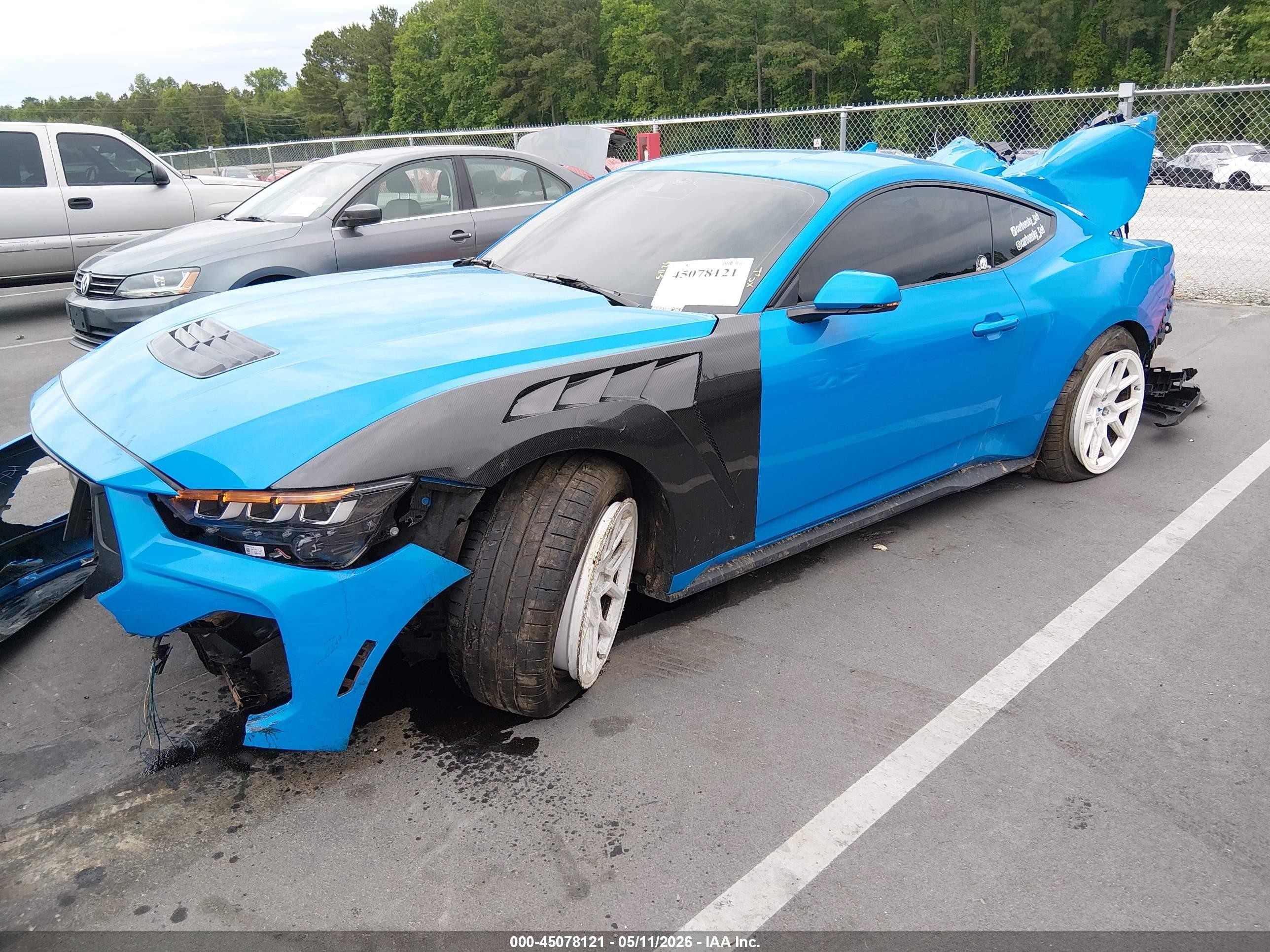 2024 Ford Mustang Gt Premium Fastback Синий vin: 1FA6P8CF0R5415619