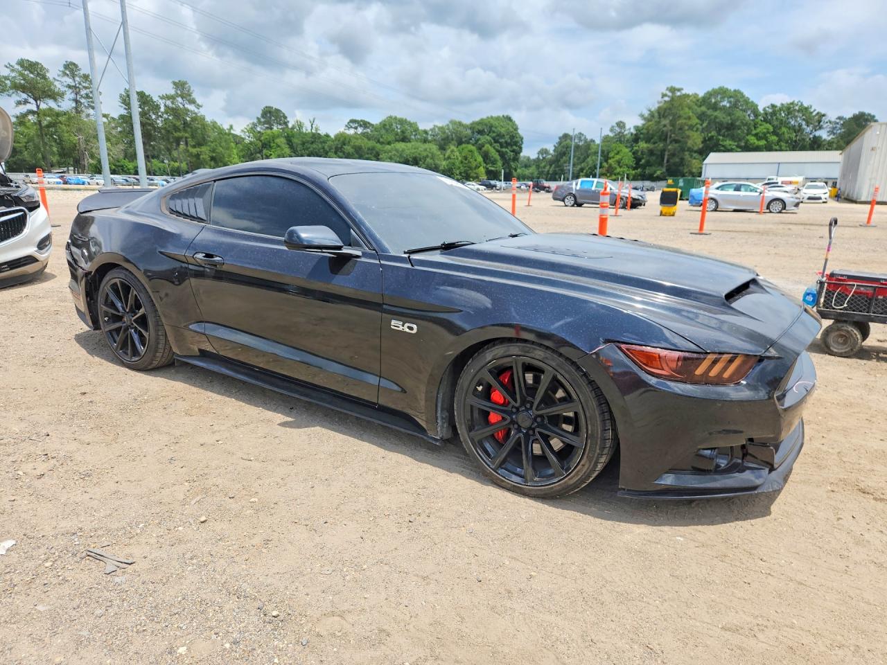 2015 Ford Mustang Gt Черный vin: 1FA6P8CF1F5304816