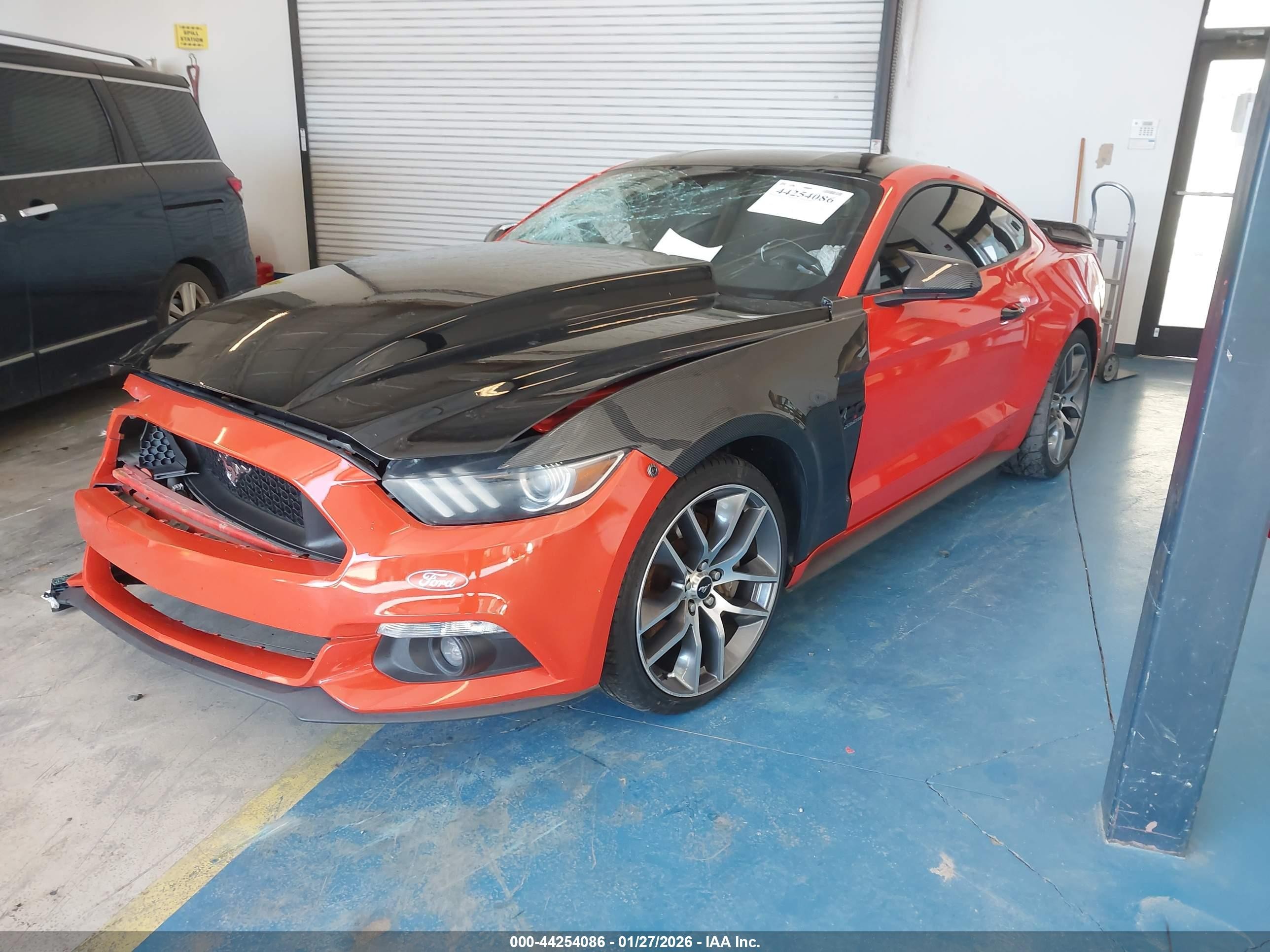 2015 Ford Mustang Gt Premium Orange vin: 1FA6P8CF1F5332020