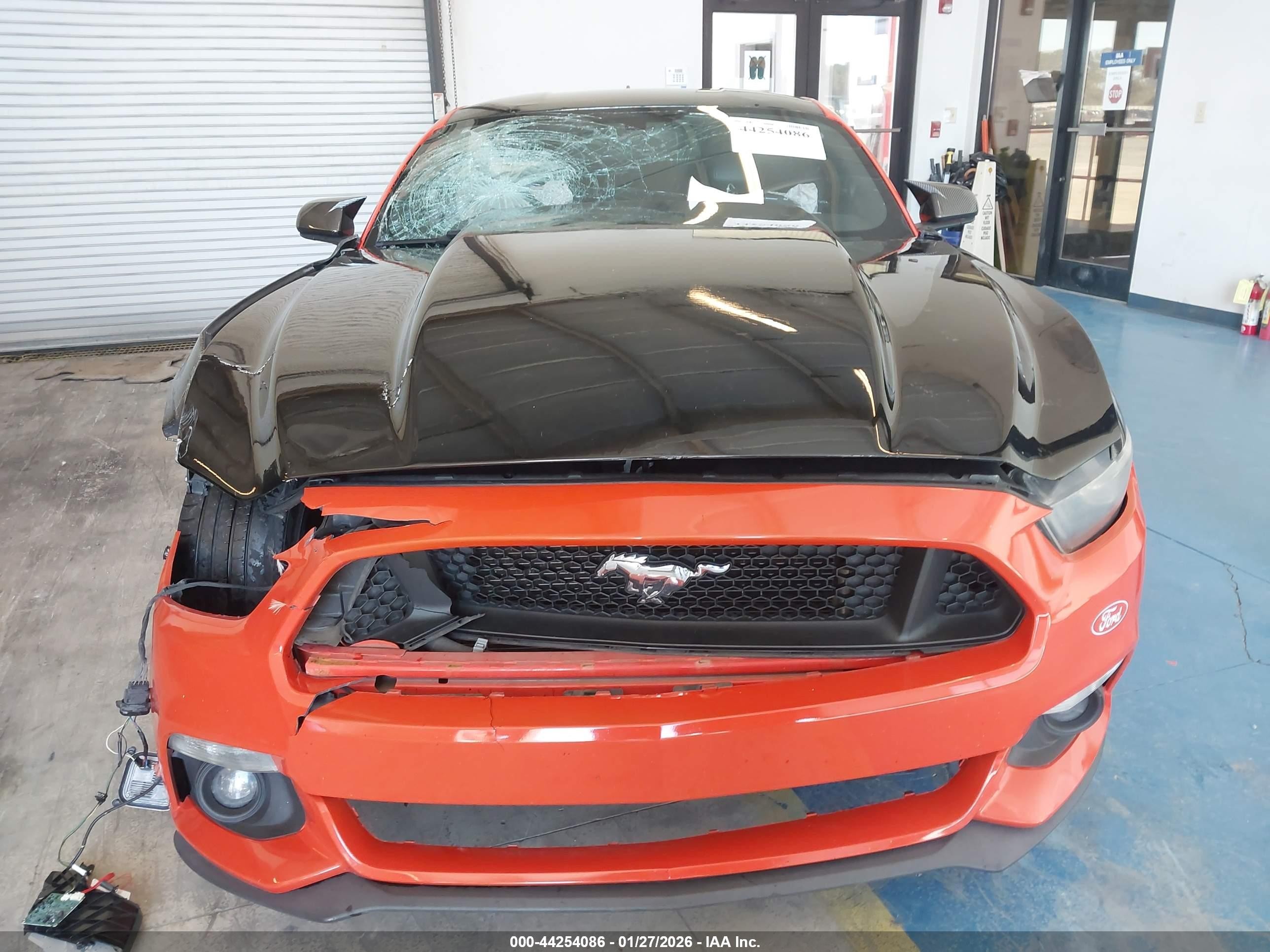 2015 Ford Mustang Gt Premium Orange vin: 1FA6P8CF1F5332020
