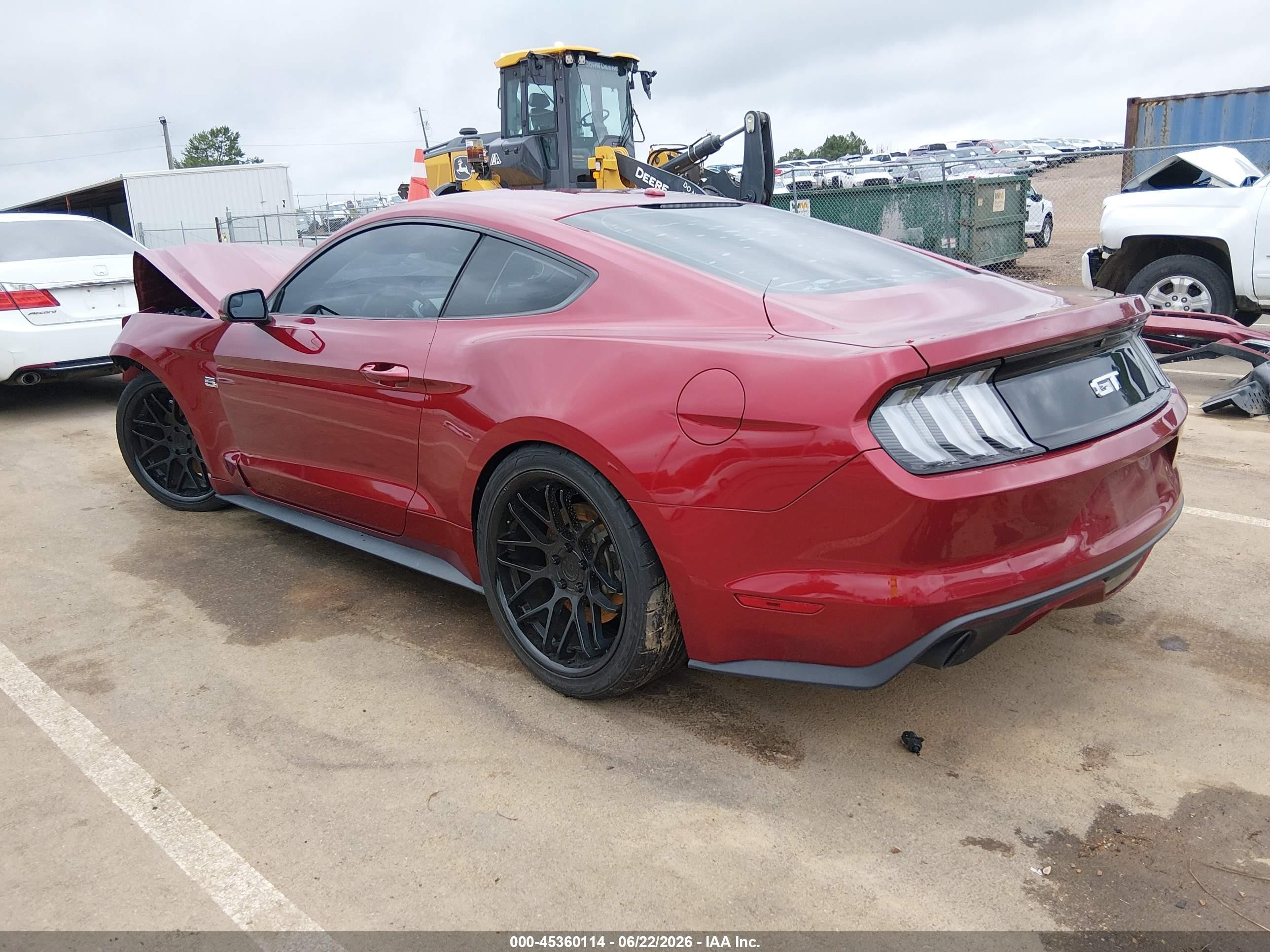 2015 Ford Mustang Gt Premium Burgundy vin: 1FA6P8CF1F5385199