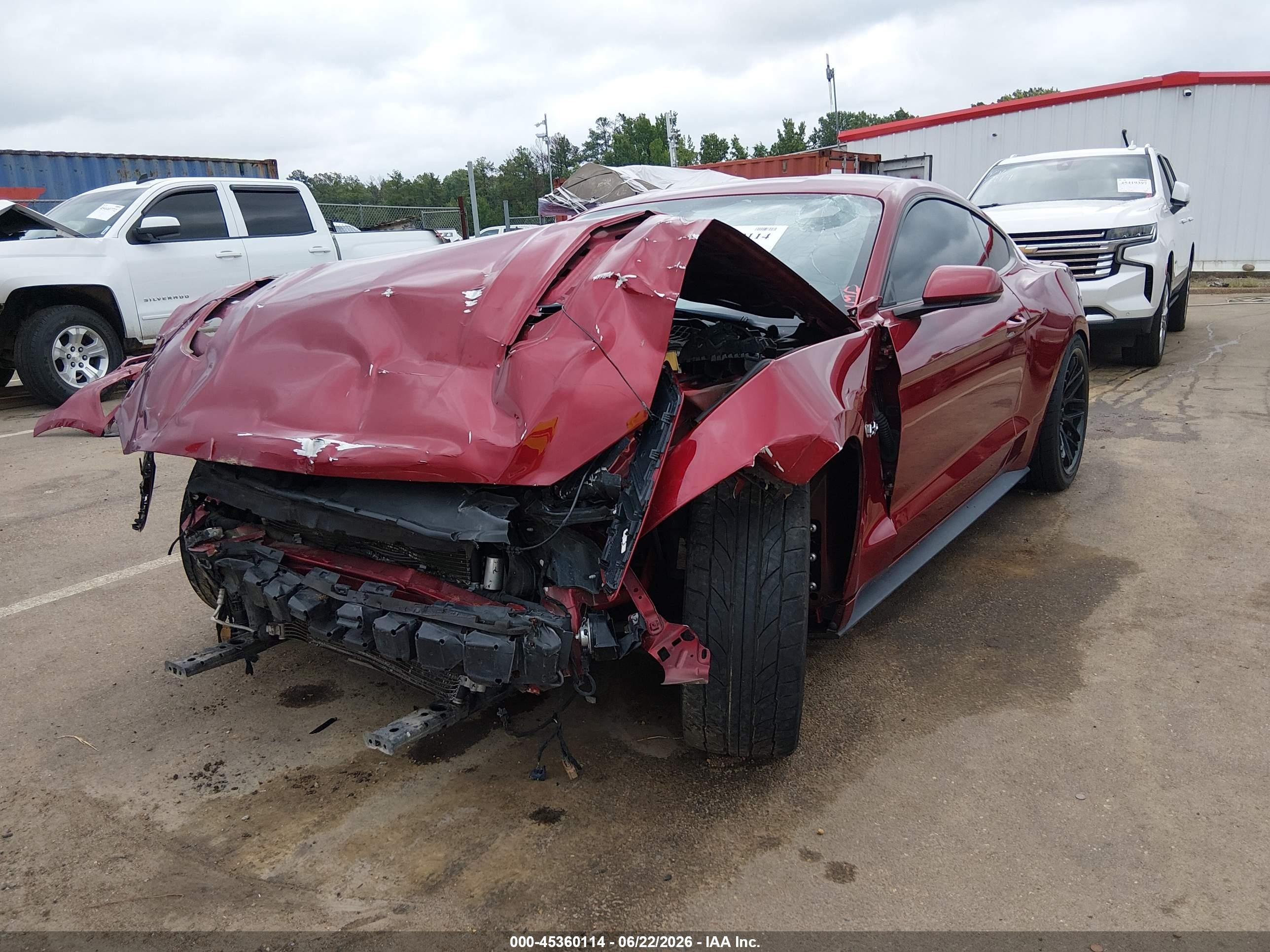 2015 Ford Mustang Gt Premium Burgundy vin: 1FA6P8CF1F5385199