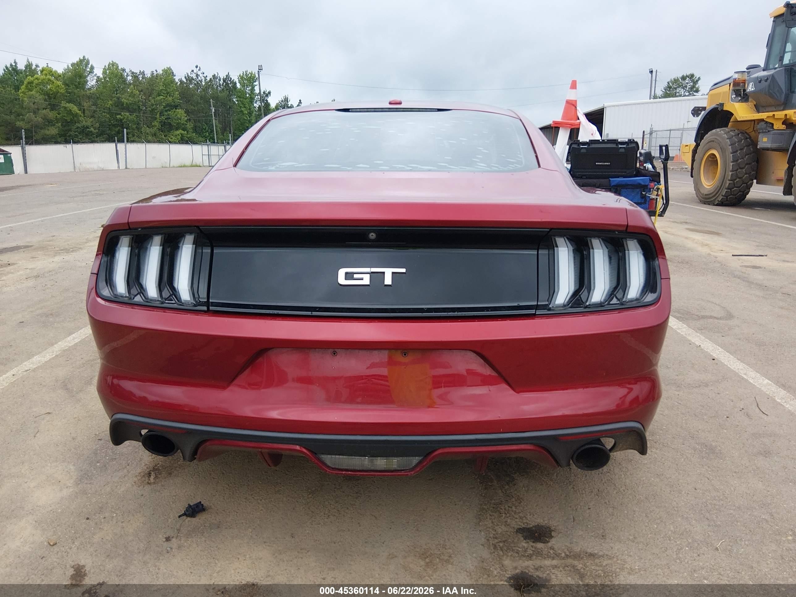 2015 Ford Mustang Gt Premium Burgundy vin: 1FA6P8CF1F5385199