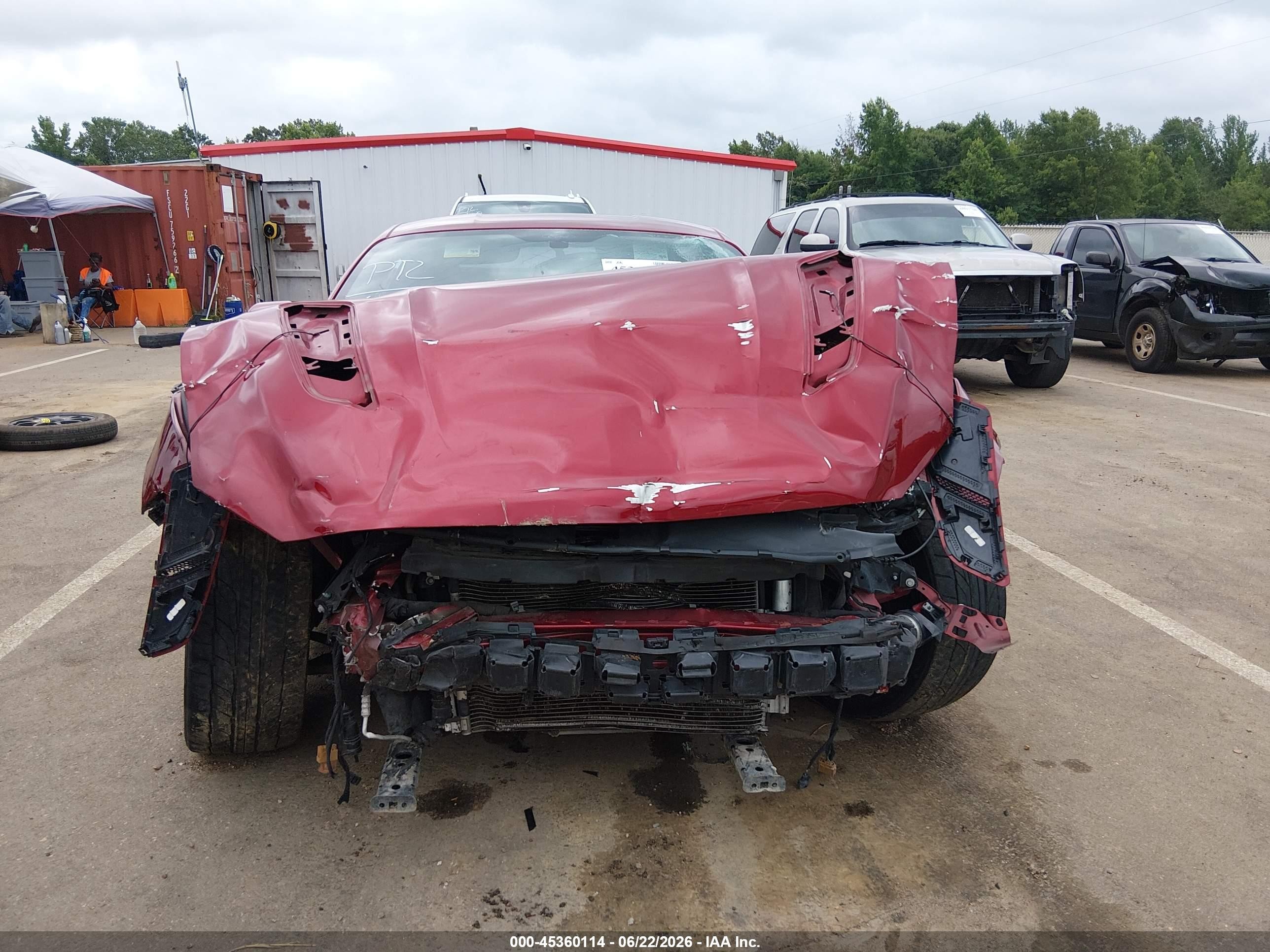 2015 Ford Mustang Gt Premium Burgundy vin: 1FA6P8CF1F5385199