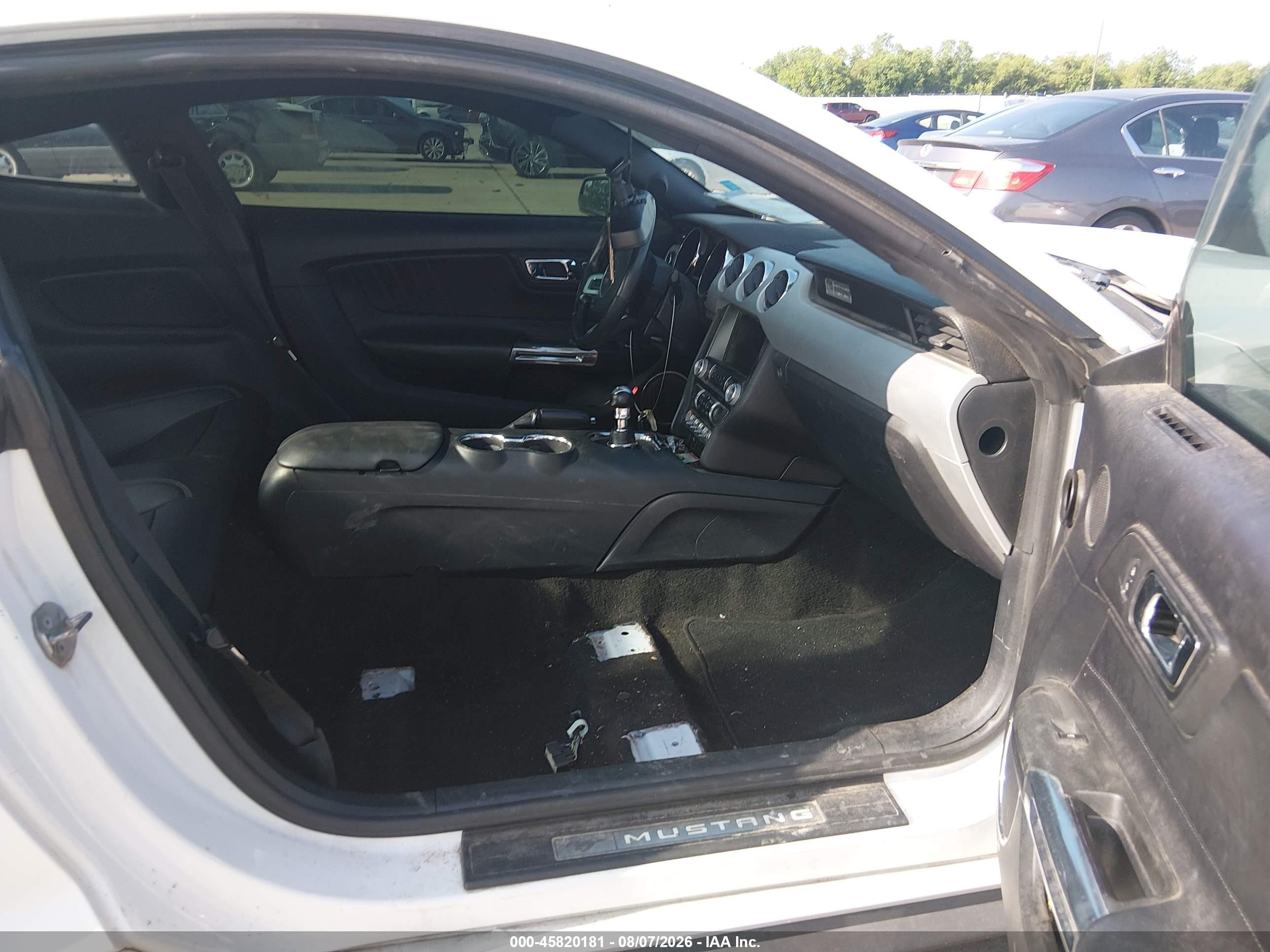2015 Ford Mustang Gt Premium White vin: 1FA6P8CF1F5393187