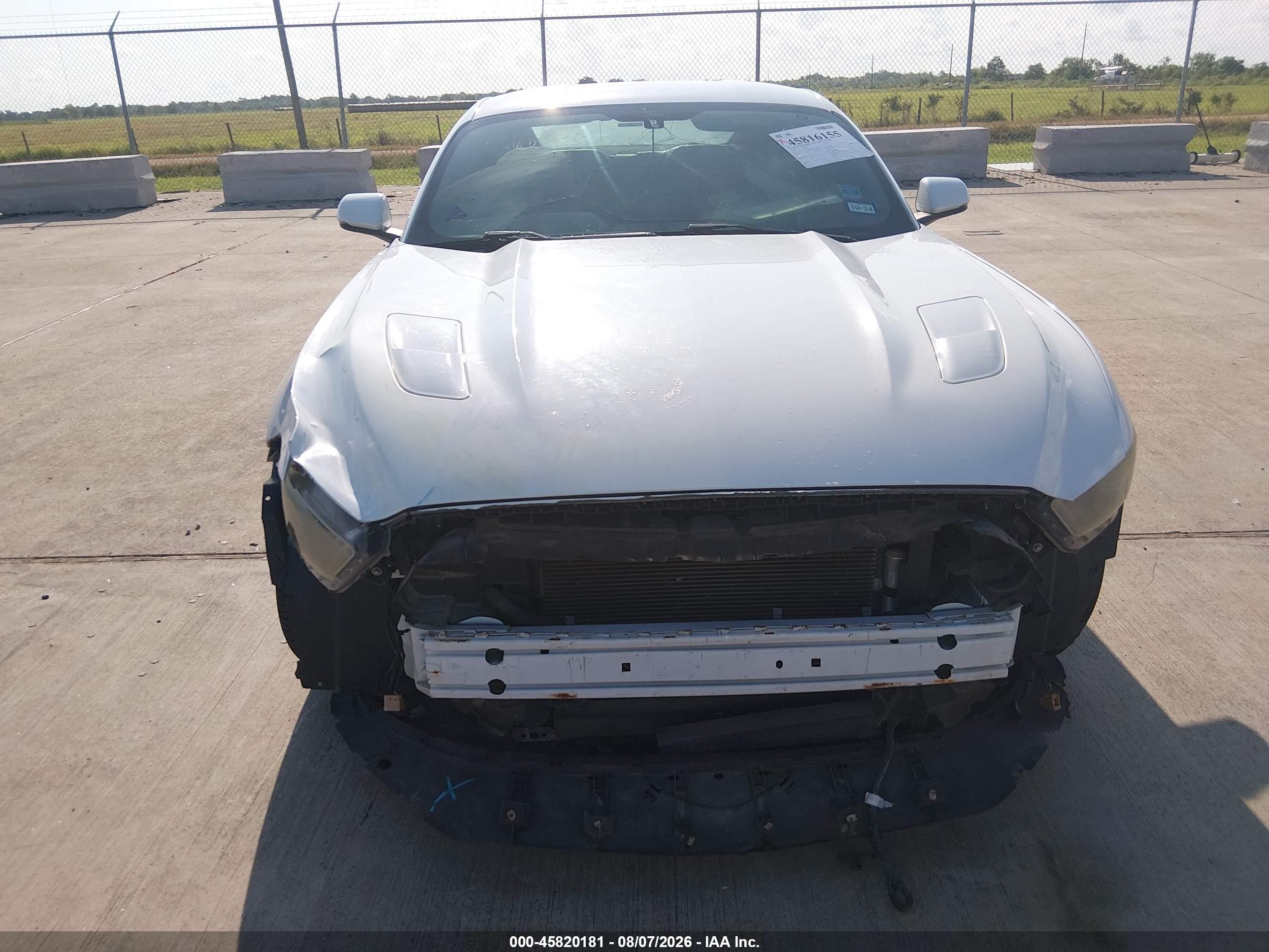 2015 Ford Mustang Gt Premium White vin: 1FA6P8CF1F5393187