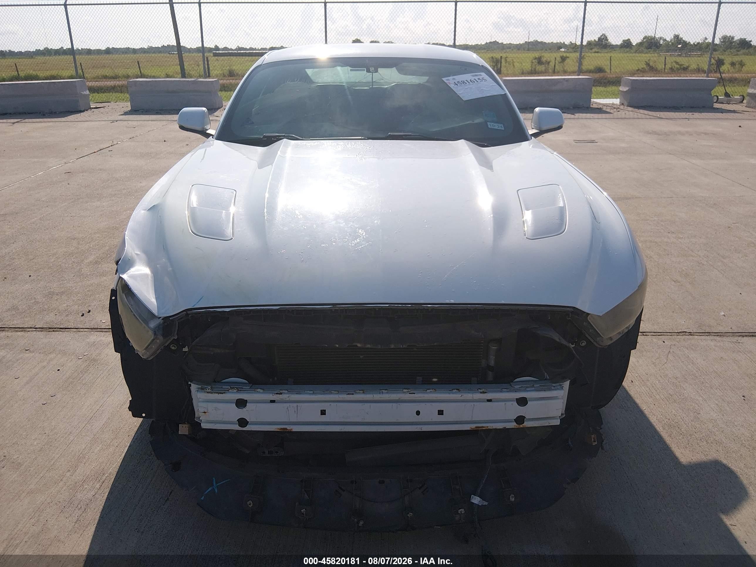 2015 Ford Mustang Gt Premium White vin: 1FA6P8CF1F5393187