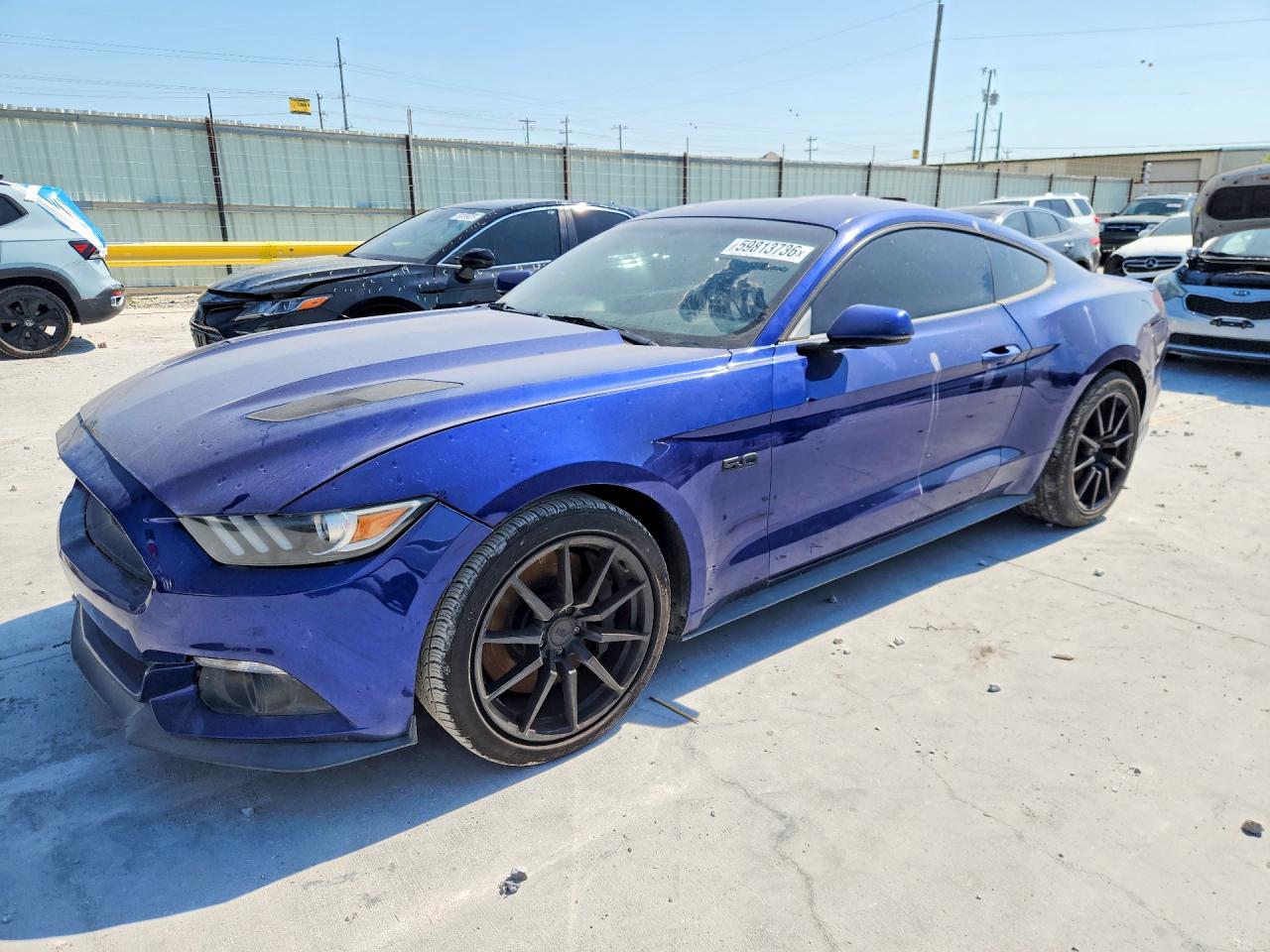 2015 Ford Mustang Gt Blue vin: 1FA6P8CF1F5418170