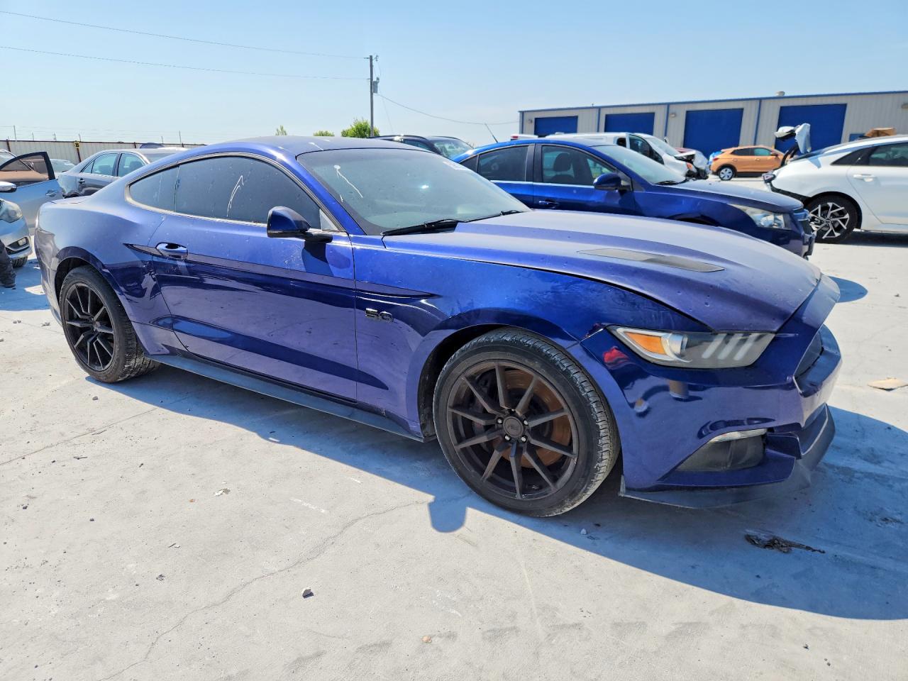 2015 Ford Mustang Gt Blue vin: 1FA6P8CF1F5418170
