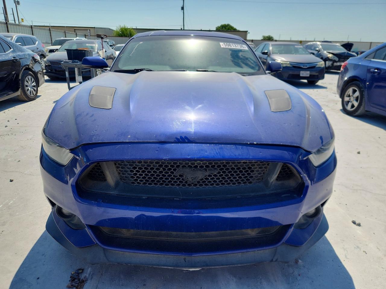 2015 Ford Mustang Gt Blue vin: 1FA6P8CF1F5418170